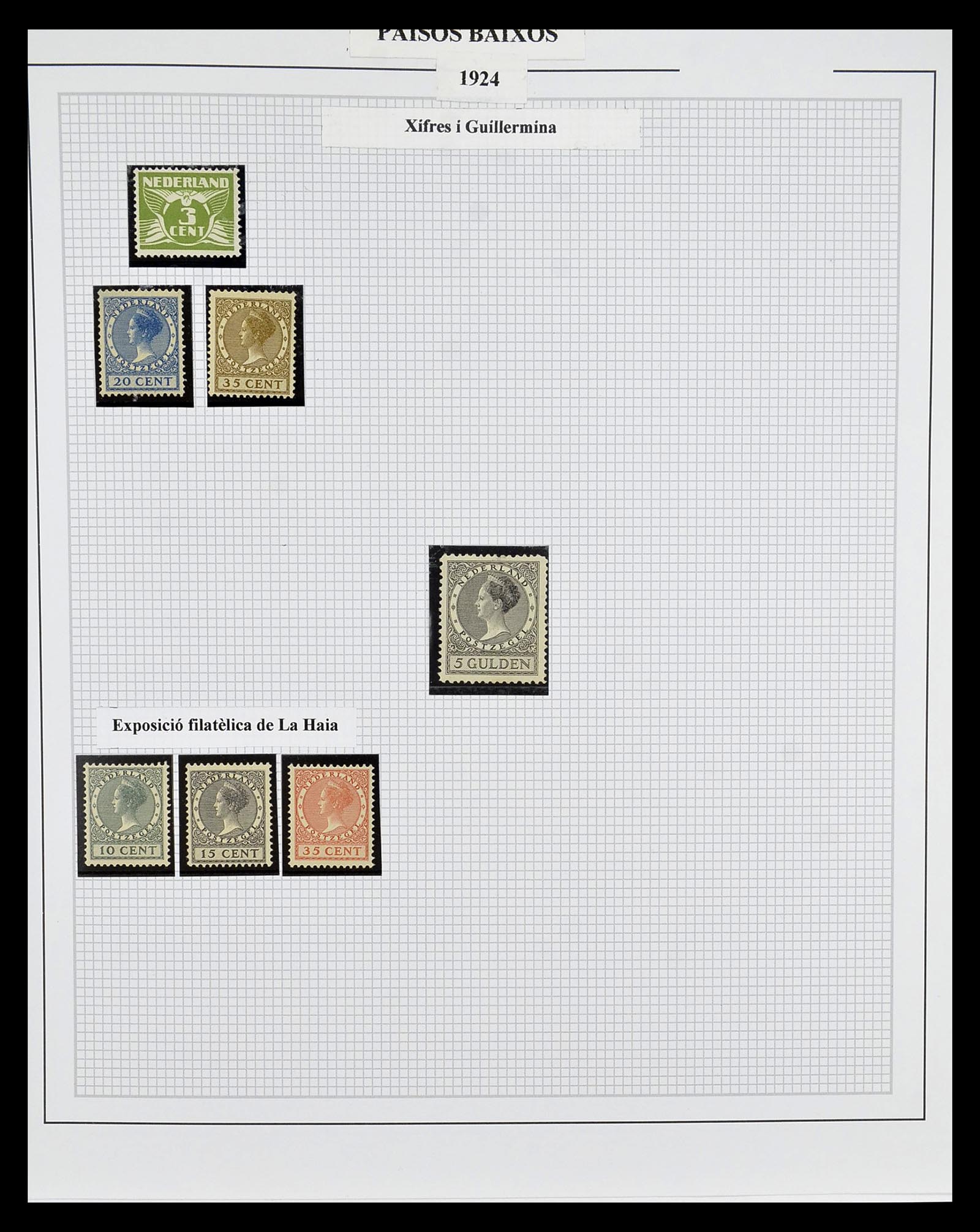 34776 002 - Postzegelverzameling 34776 Nederland 1921-1994.
