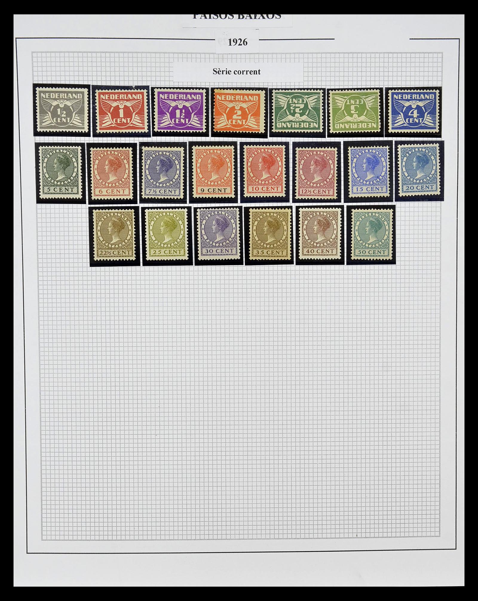 34776 003 - Postzegelverzameling 34776 Nederland 1921-1994.