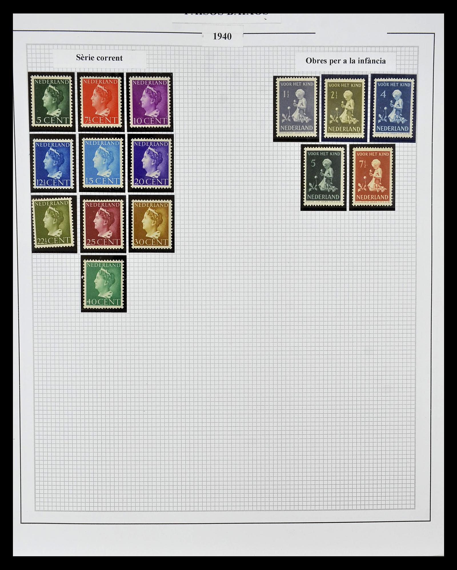 34776 008 - Postzegelverzameling 34776 Nederland 1921-1994.