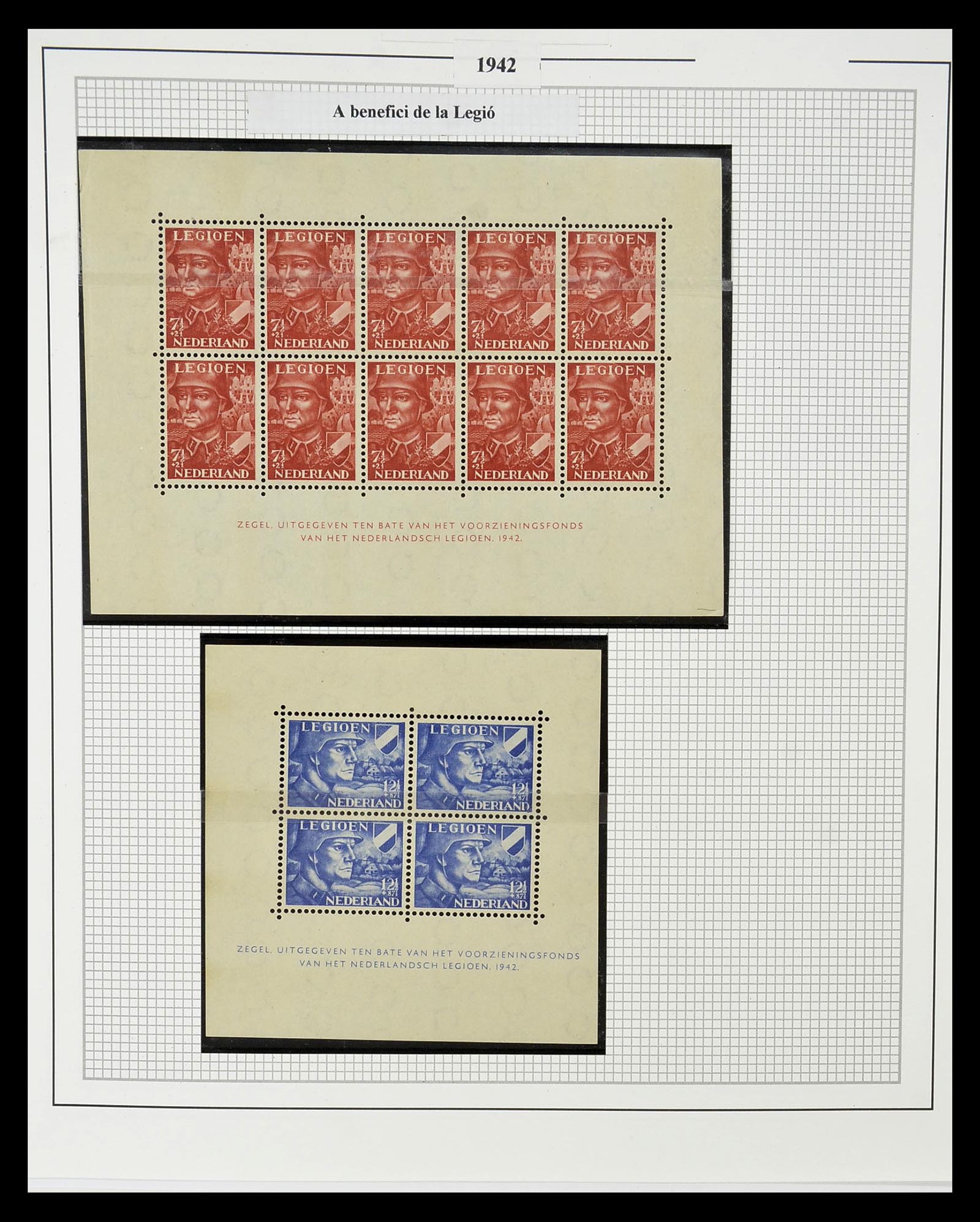 34776 009 - Postzegelverzameling 34776 Nederland 1921-1994.