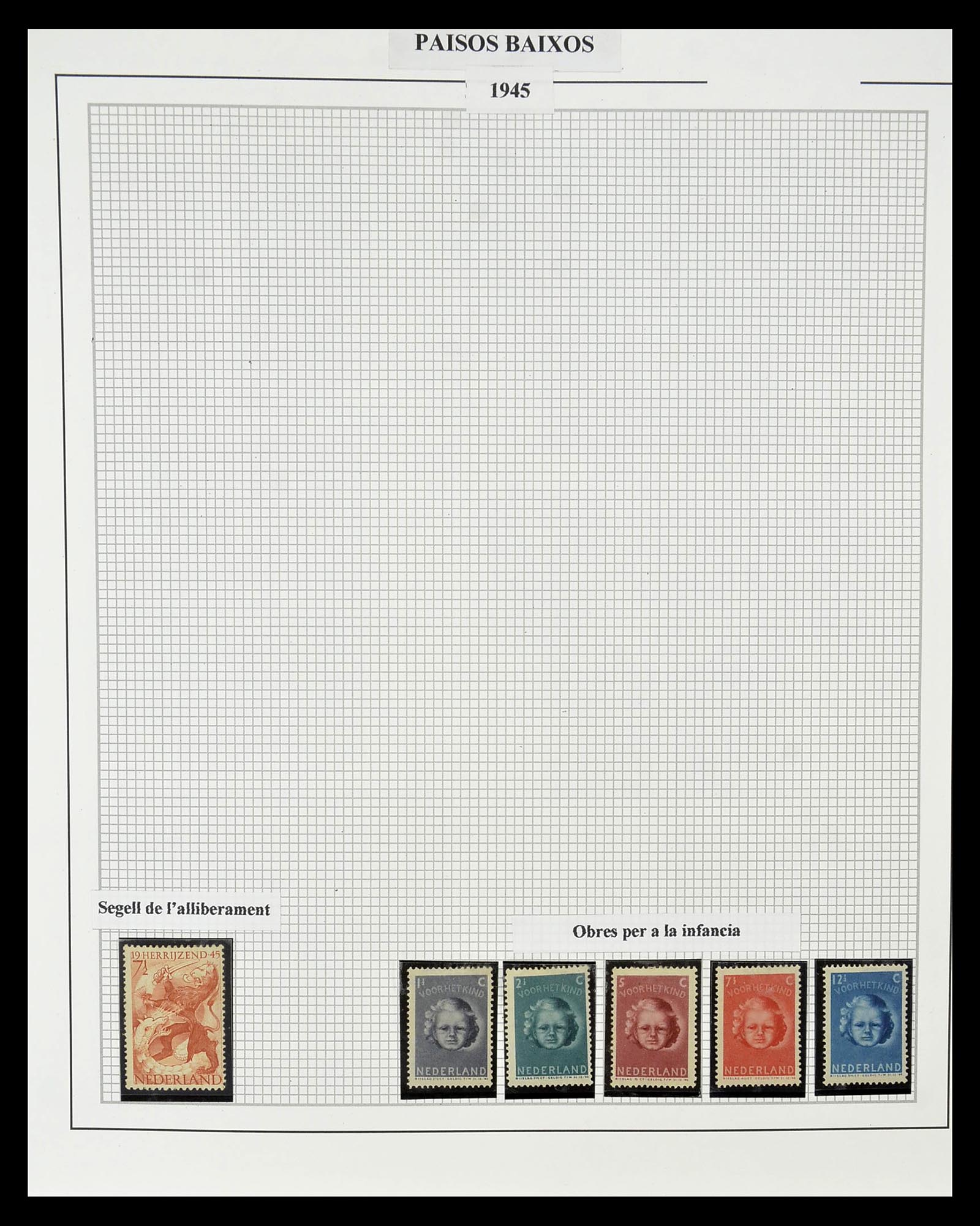 34776 011 - Postzegelverzameling 34776 Nederland 1921-1994.