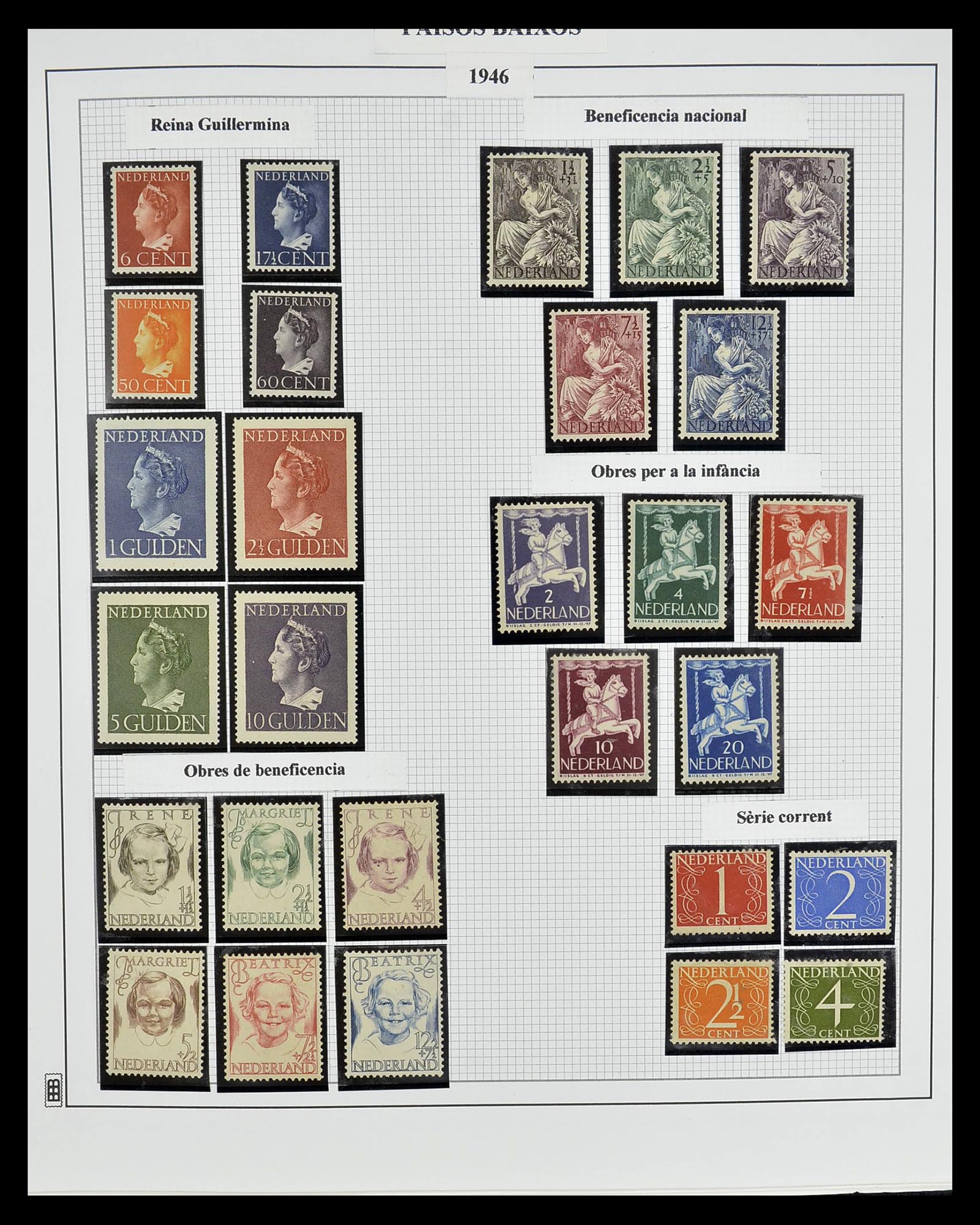 34776 012 - Postzegelverzameling 34776 Nederland 1921-1994.