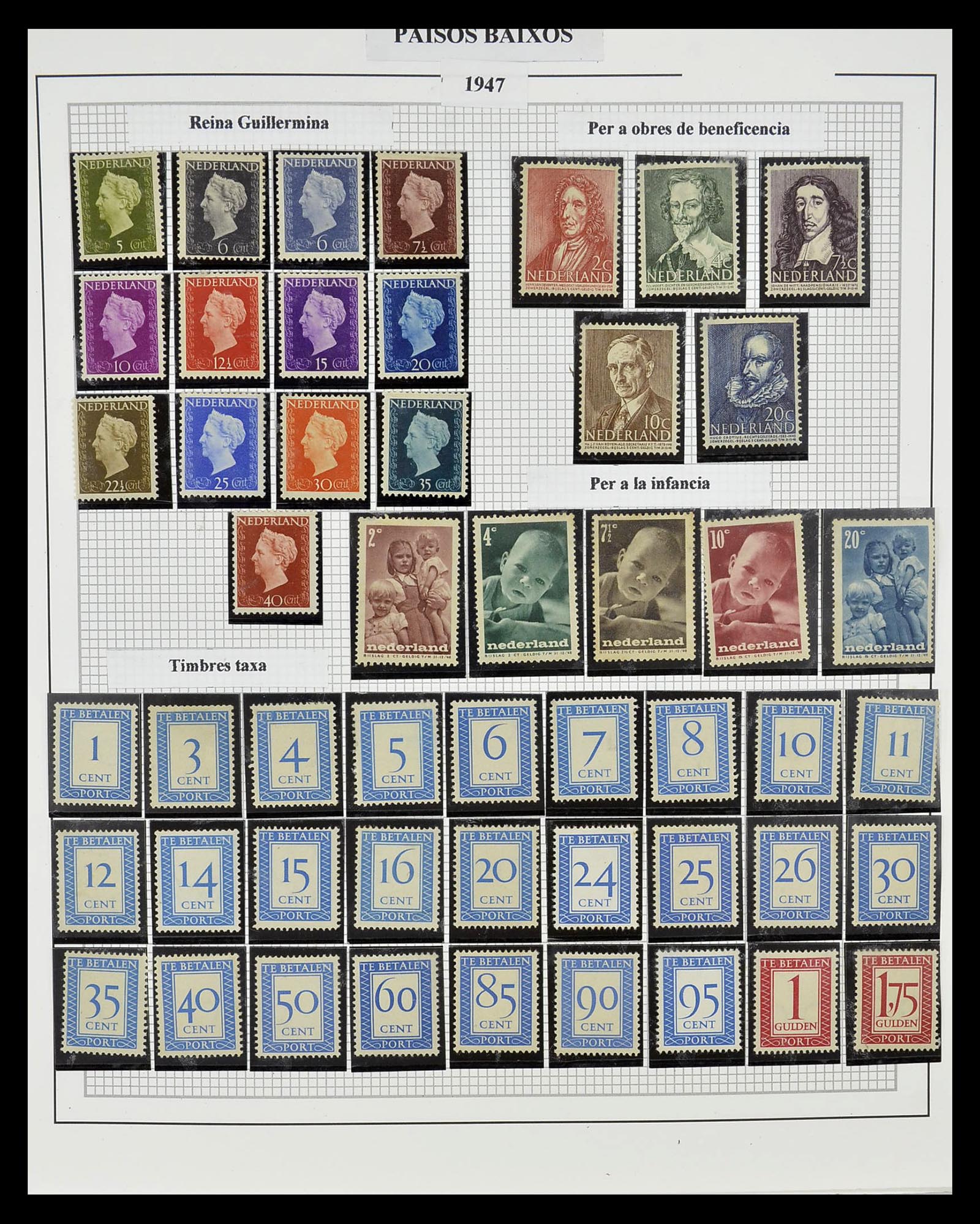 34776 013 - Postzegelverzameling 34776 Nederland 1921-1994.