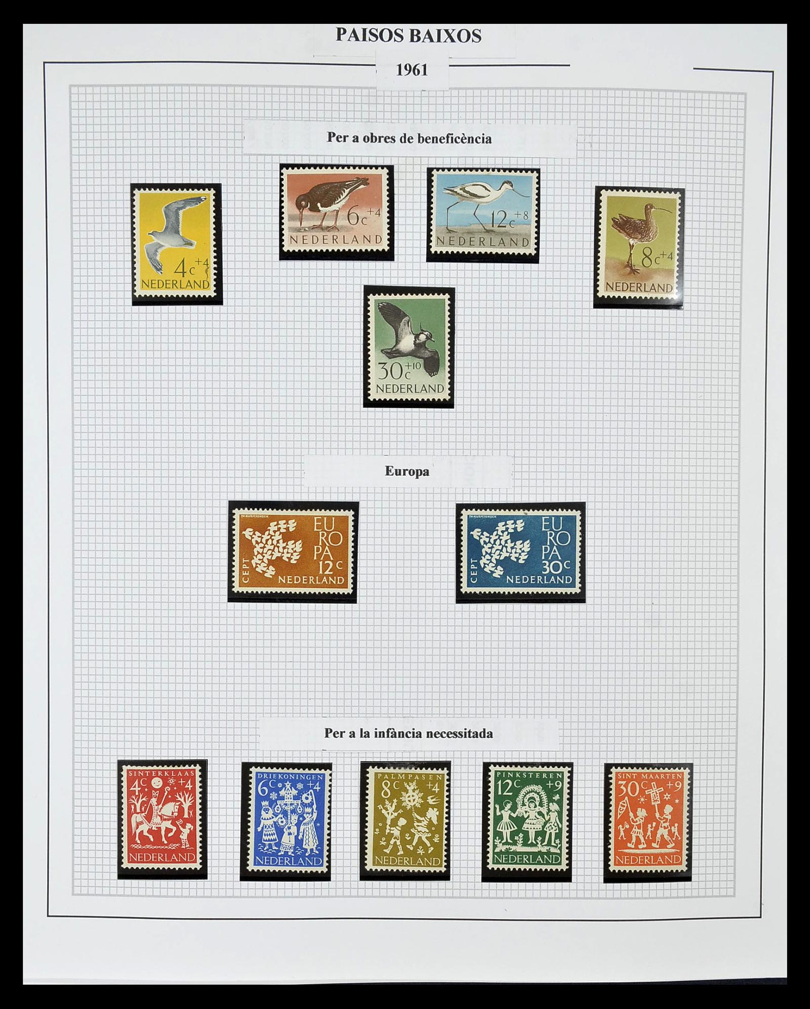 34776 028 - Postzegelverzameling 34776 Nederland 1921-1994.