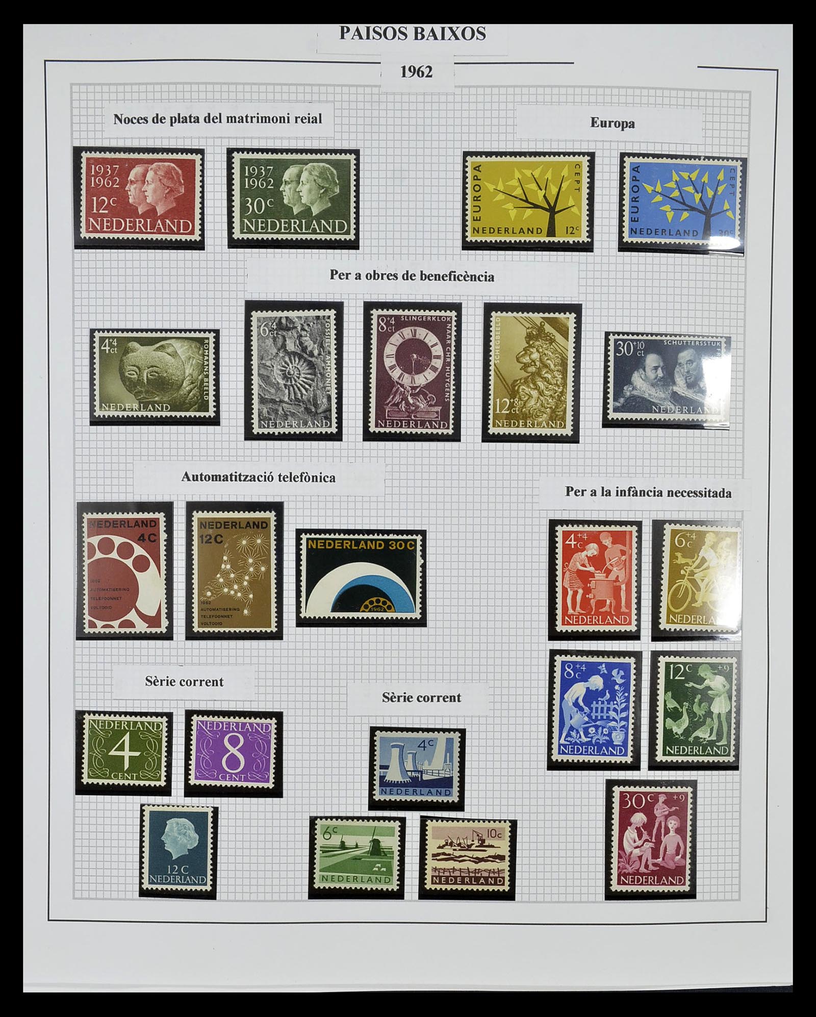 34776 029 - Postzegelverzameling 34776 Nederland 1921-1994.
