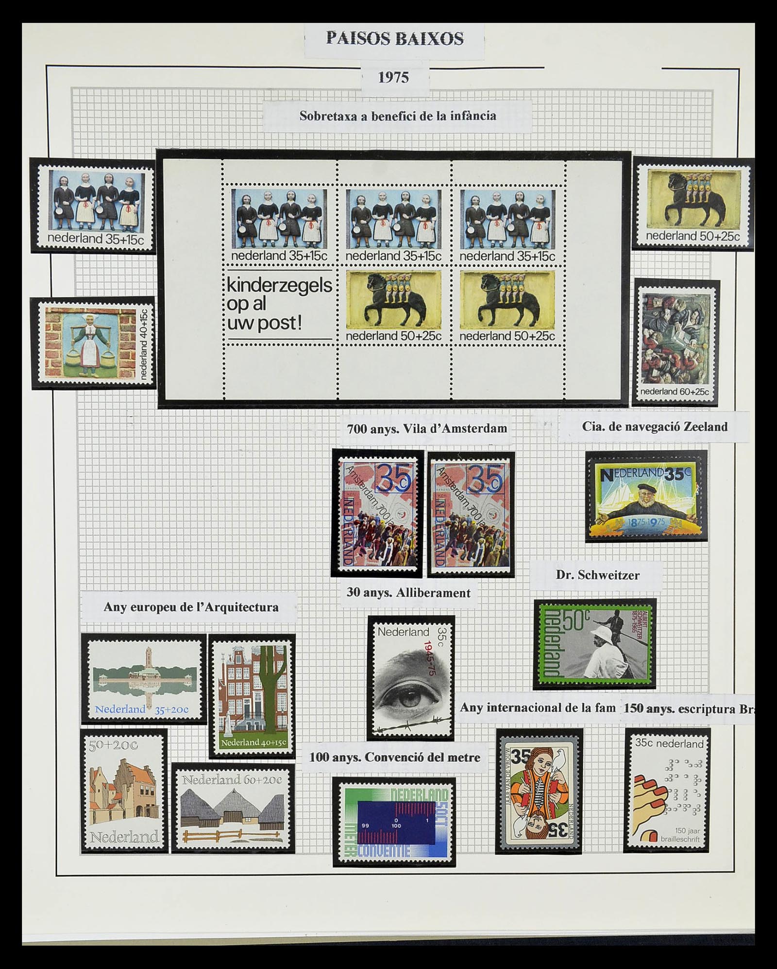 34776 048 - Postzegelverzameling 34776 Nederland 1921-1994.