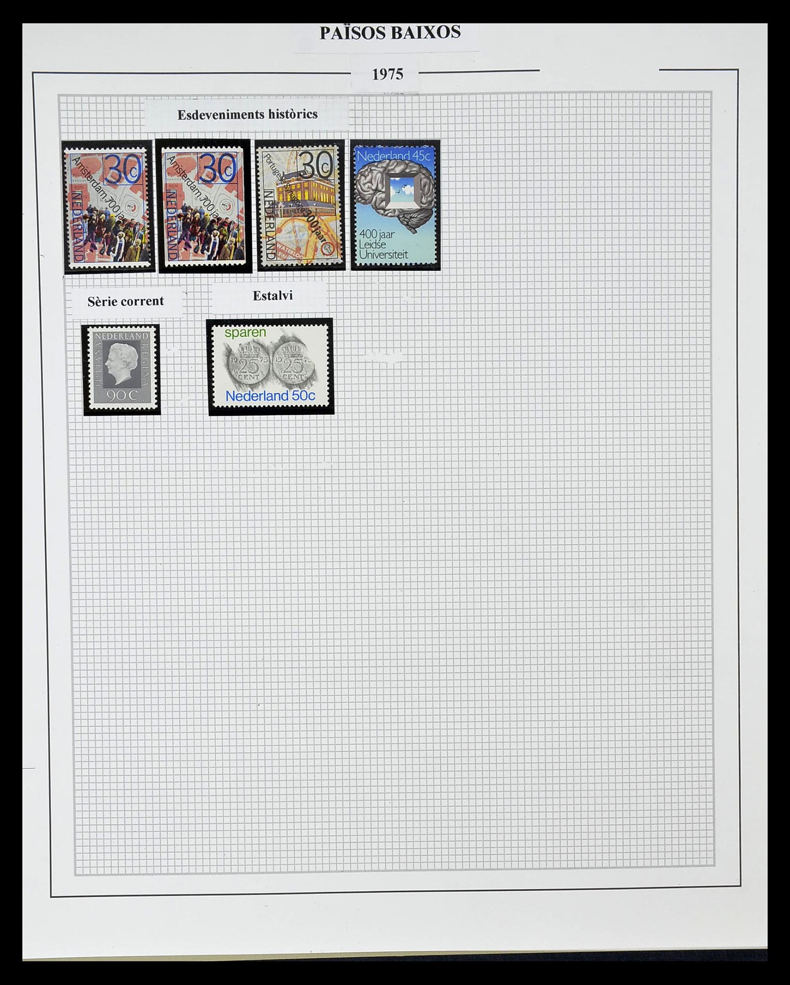 34776 049 - Postzegelverzameling 34776 Nederland 1921-1994.