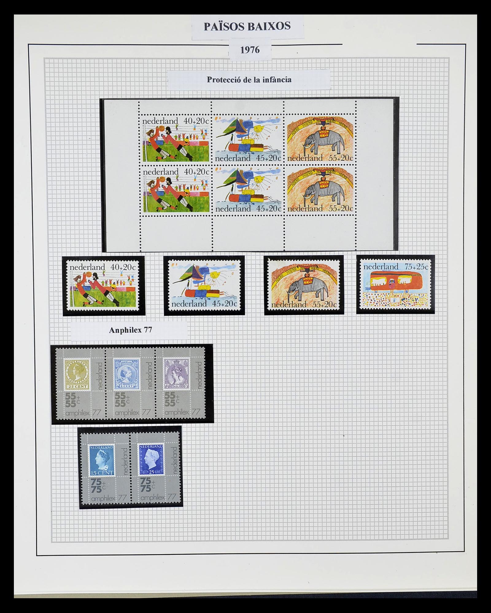 34776 051 - Postzegelverzameling 34776 Nederland 1921-1994.