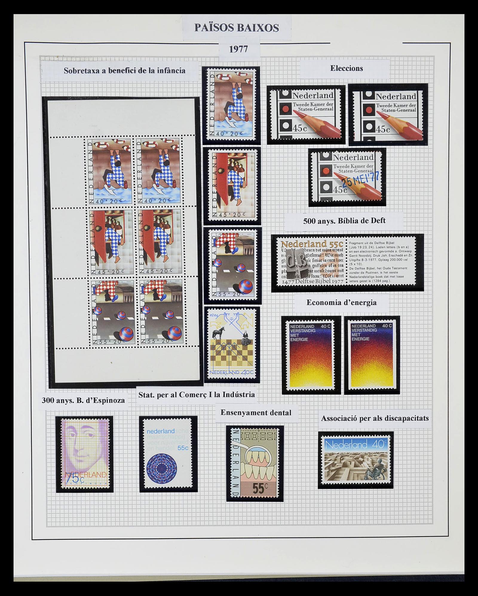 34776 052 - Postzegelverzameling 34776 Nederland 1921-1994.