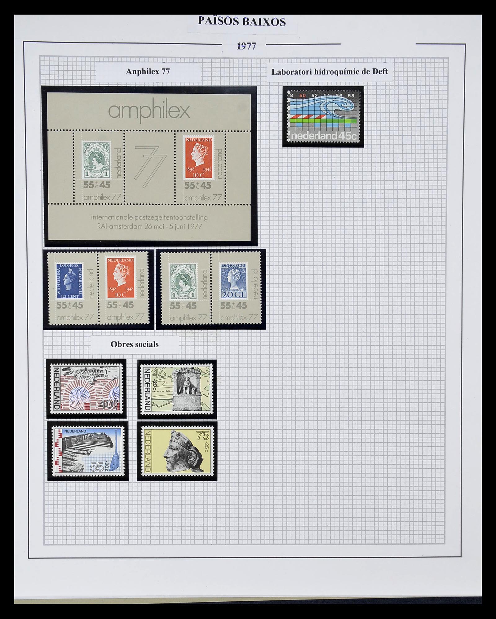 34776 053 - Postzegelverzameling 34776 Nederland 1921-1994.