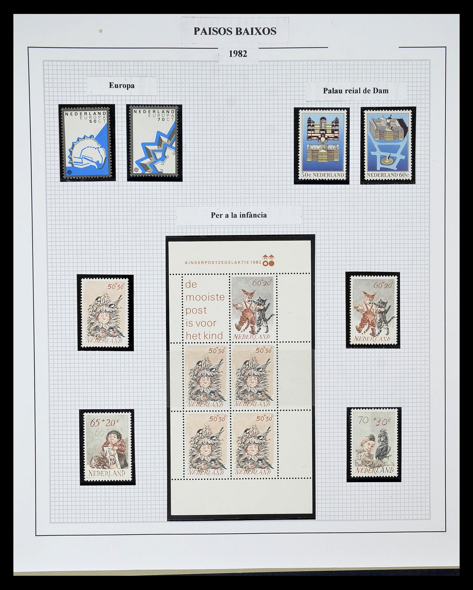 34776 063 - Postzegelverzameling 34776 Nederland 1921-1994.