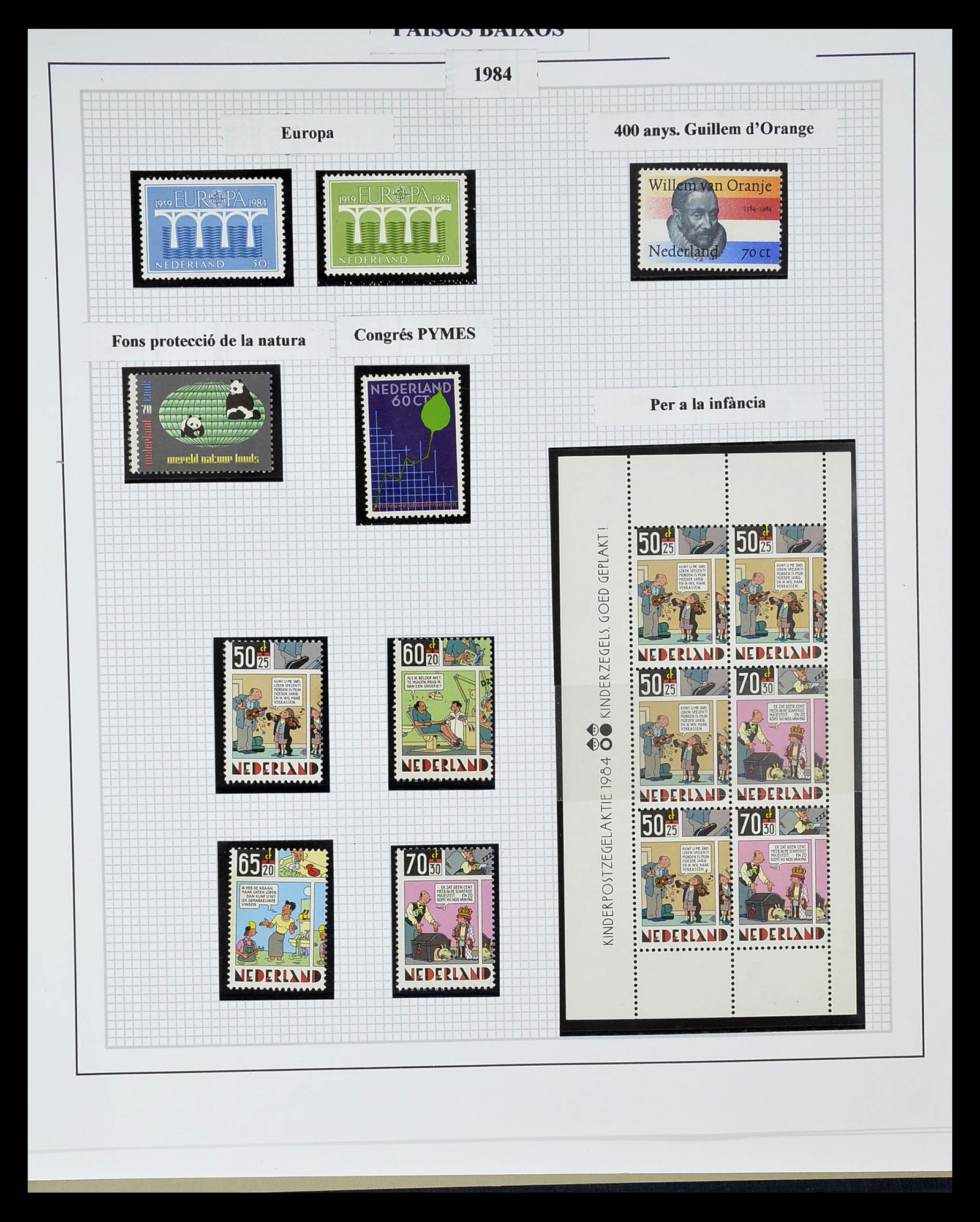 34776 066 - Postzegelverzameling 34776 Nederland 1921-1994.