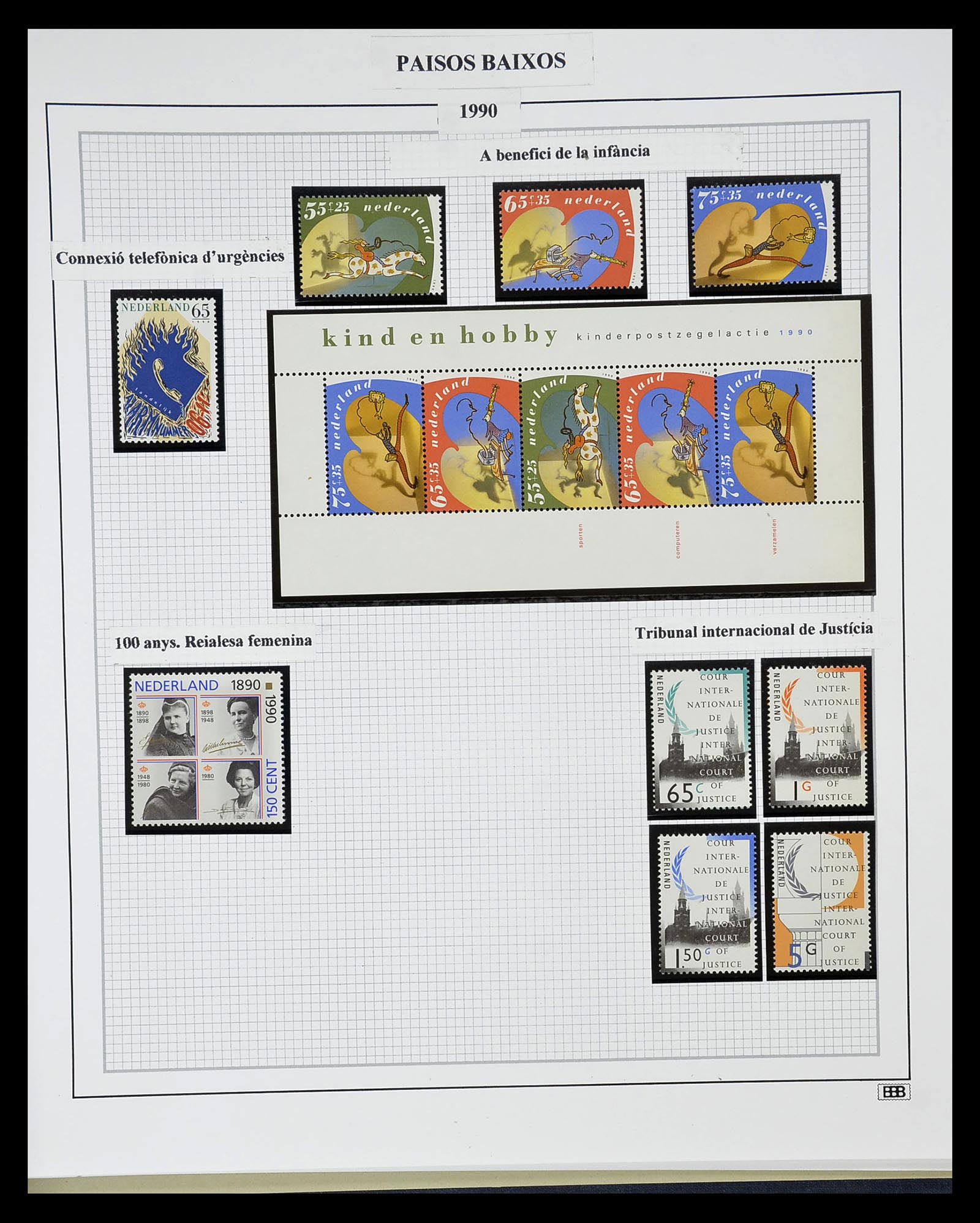34776 077 - Postzegelverzameling 34776 Nederland 1921-1994.