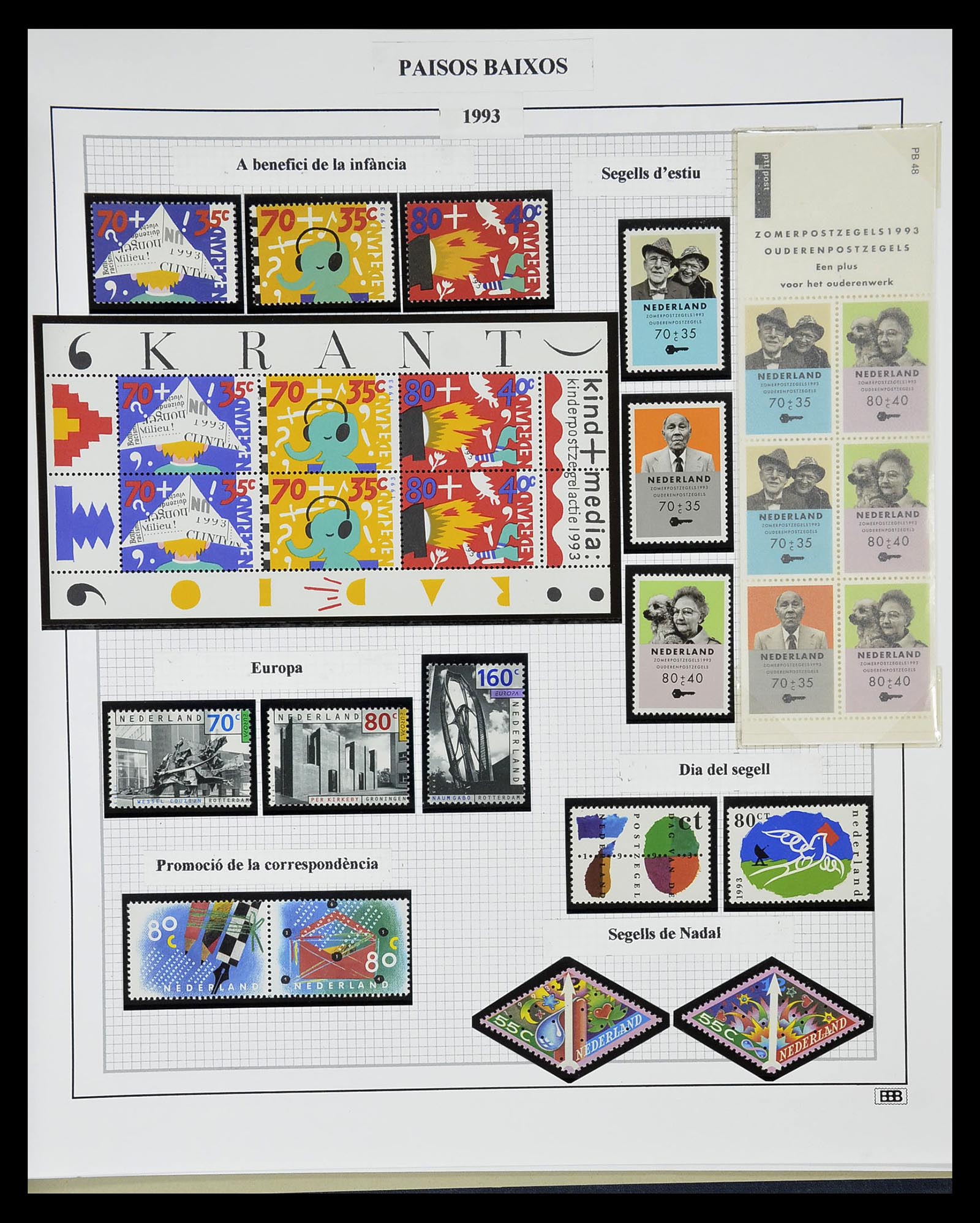 34776 083 - Stamp Collection 34776 Netherlands 1921-1994.