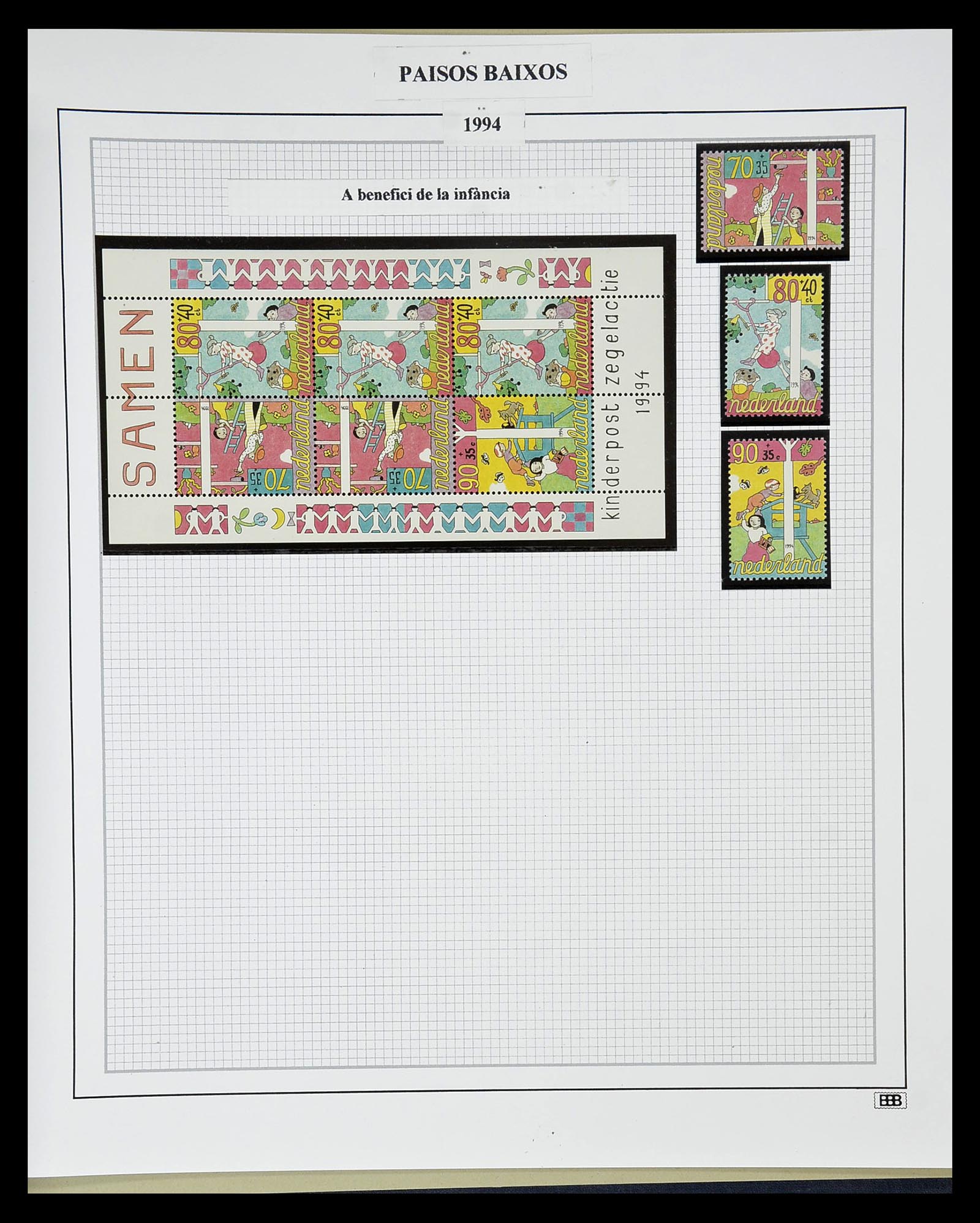 34776 086 - Postzegelverzameling 34776 Nederland 1921-1994.