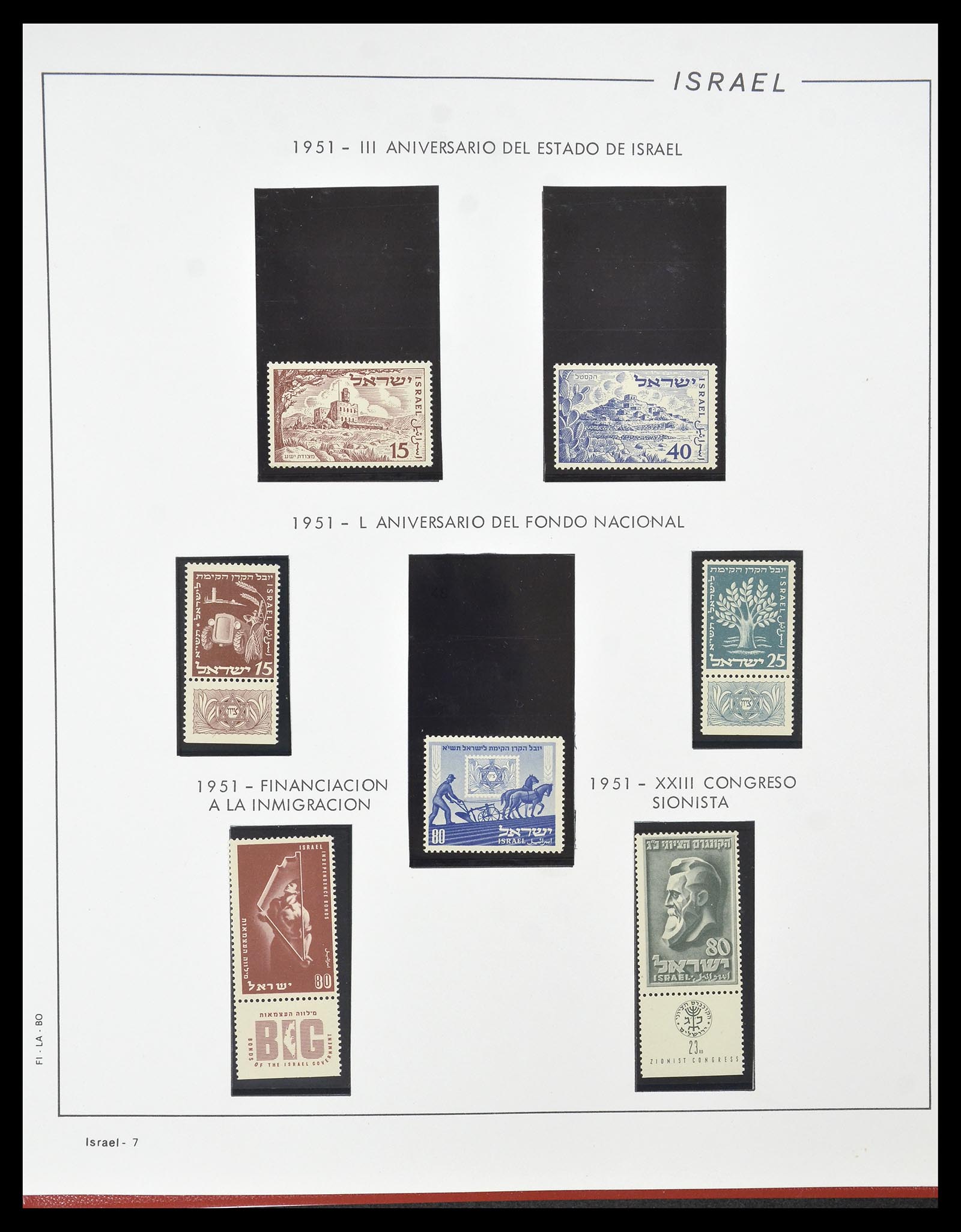 34779 006 - Postzegelverzameling 34779 Israël 1948-2010.