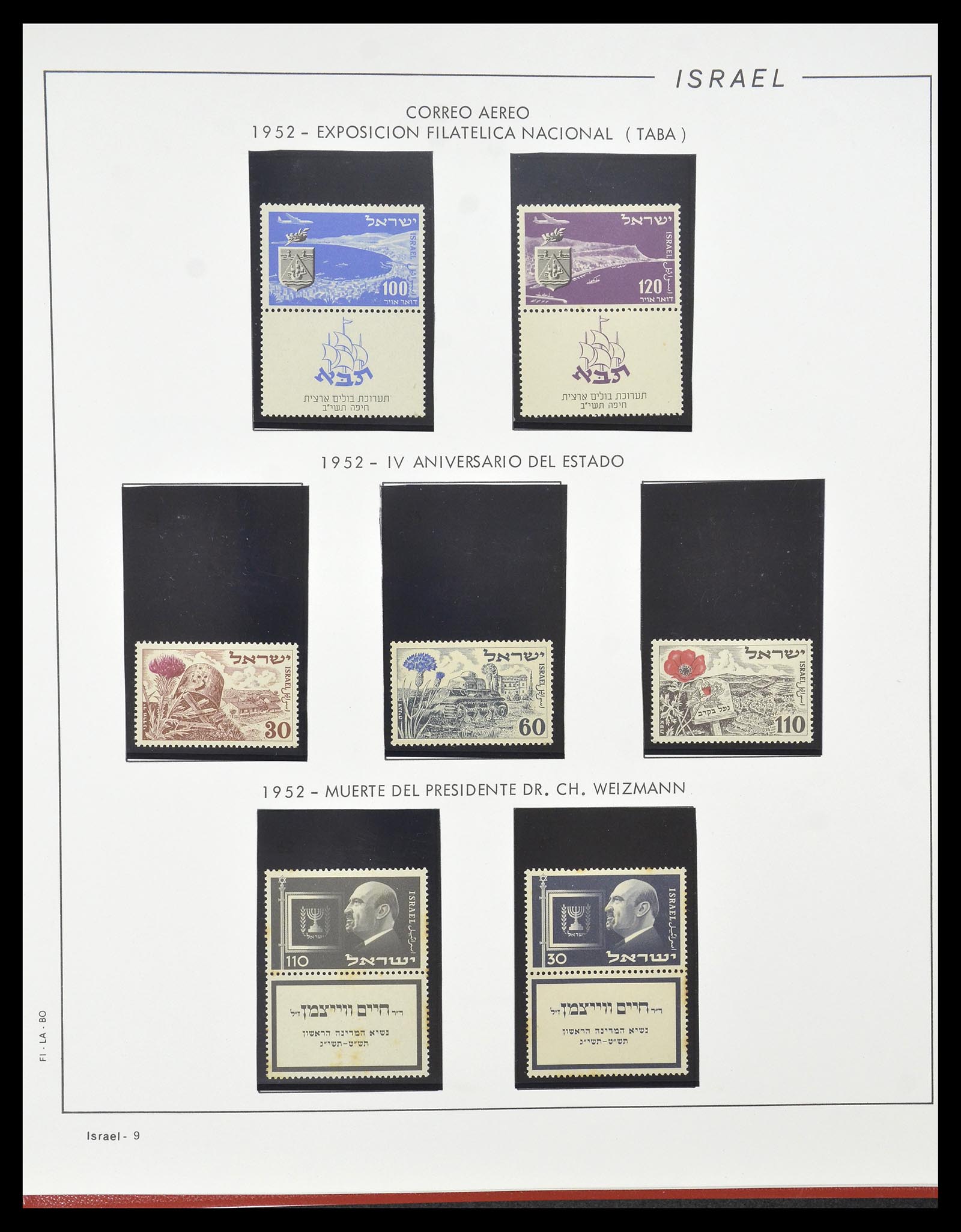 34779 009 - Postzegelverzameling 34779 Israël 1948-2010.