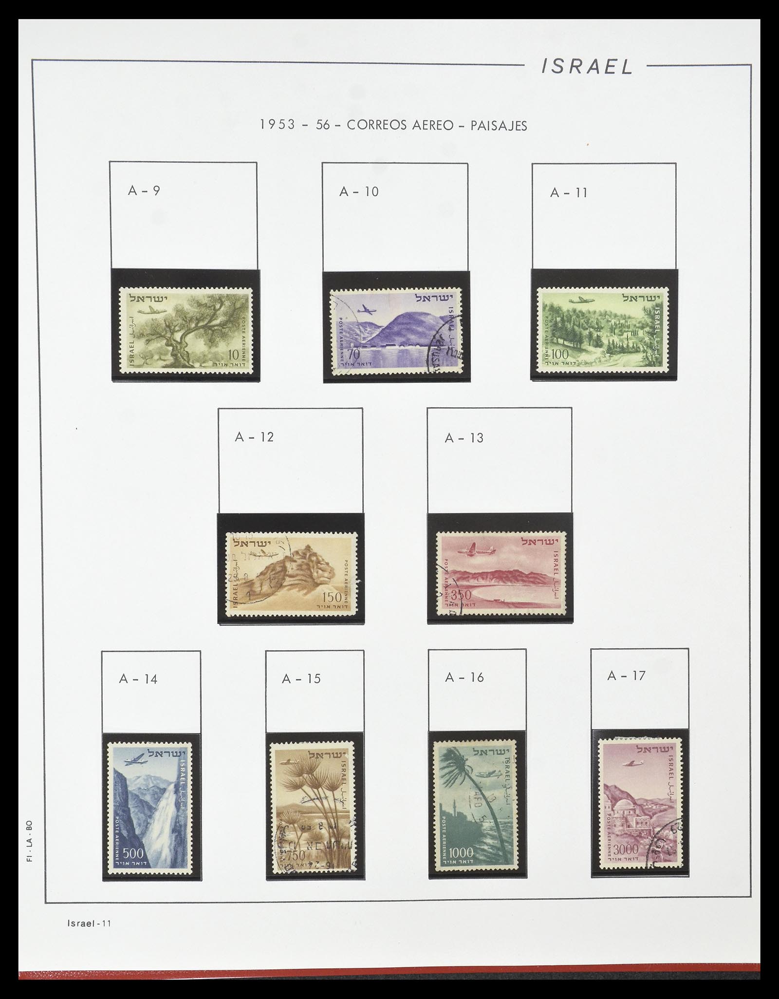34779 012 - Postzegelverzameling 34779 Israël 1948-2010.