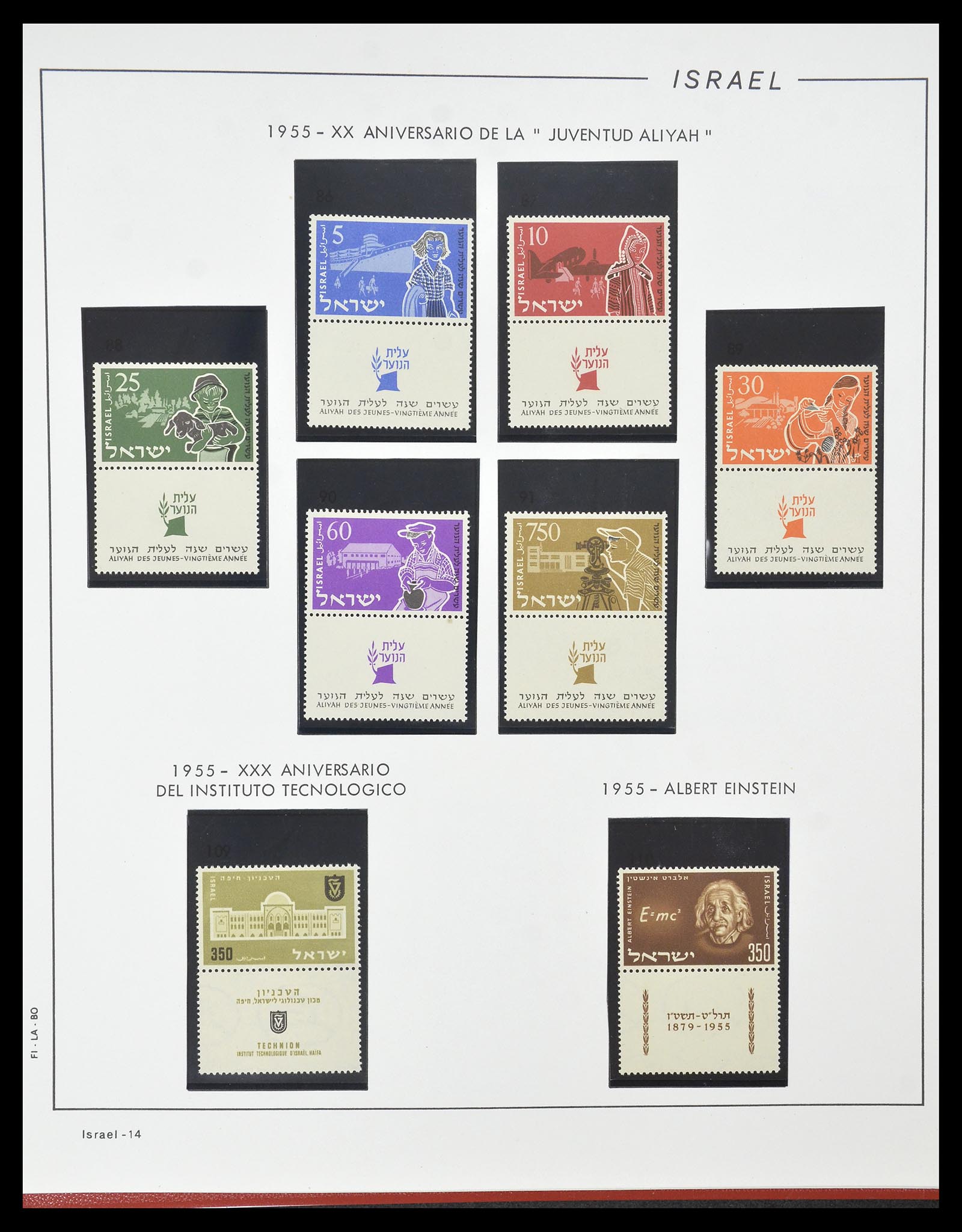 34779 015 - Postzegelverzameling 34779 Israël 1948-2010.