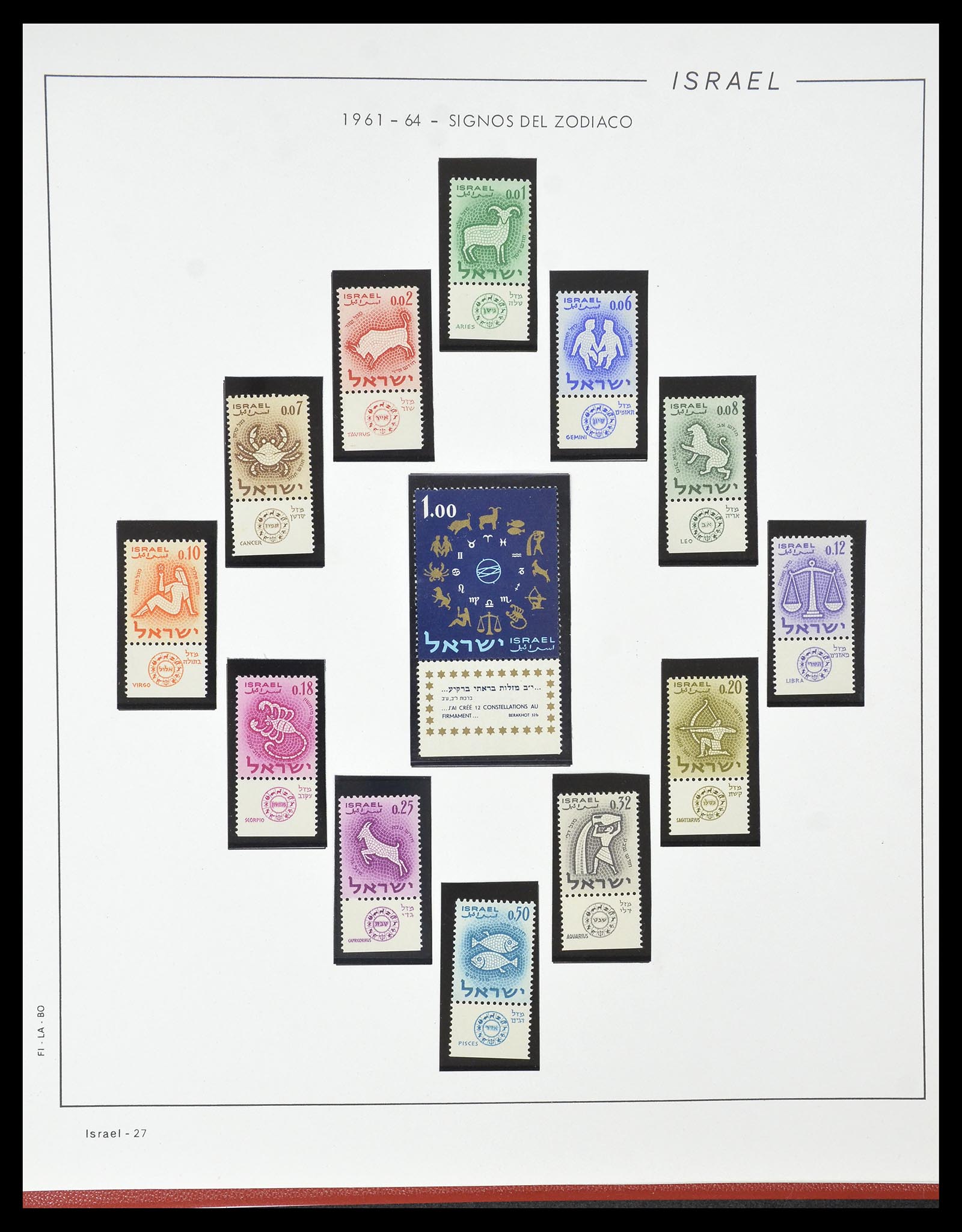 34779 028 - Postzegelverzameling 34779 Israël 1948-2010.