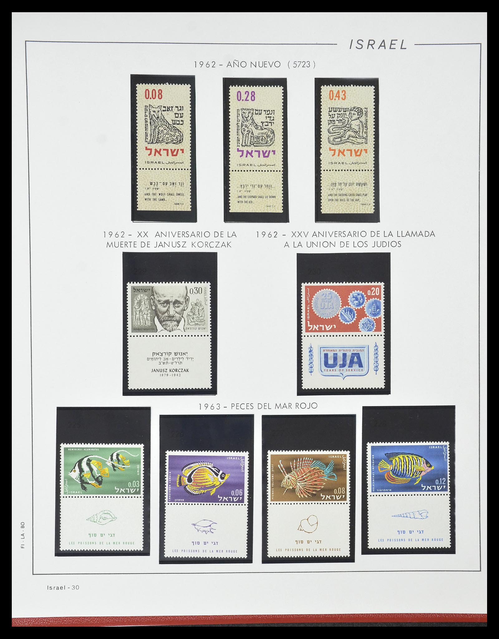 34779 031 - Postzegelverzameling 34779 Israël 1948-2010.