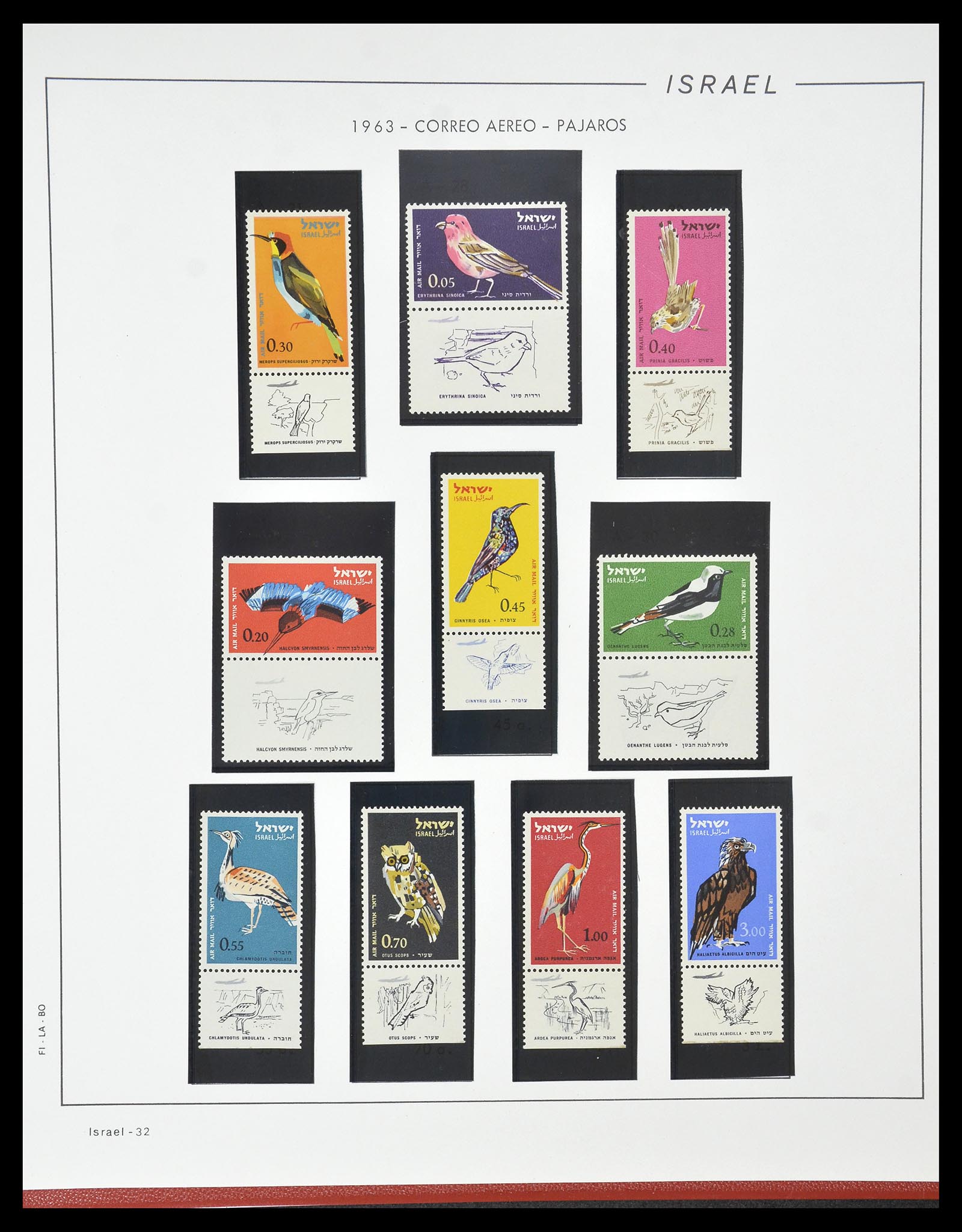 34779 033 - Postzegelverzameling 34779 Israël 1948-2010.