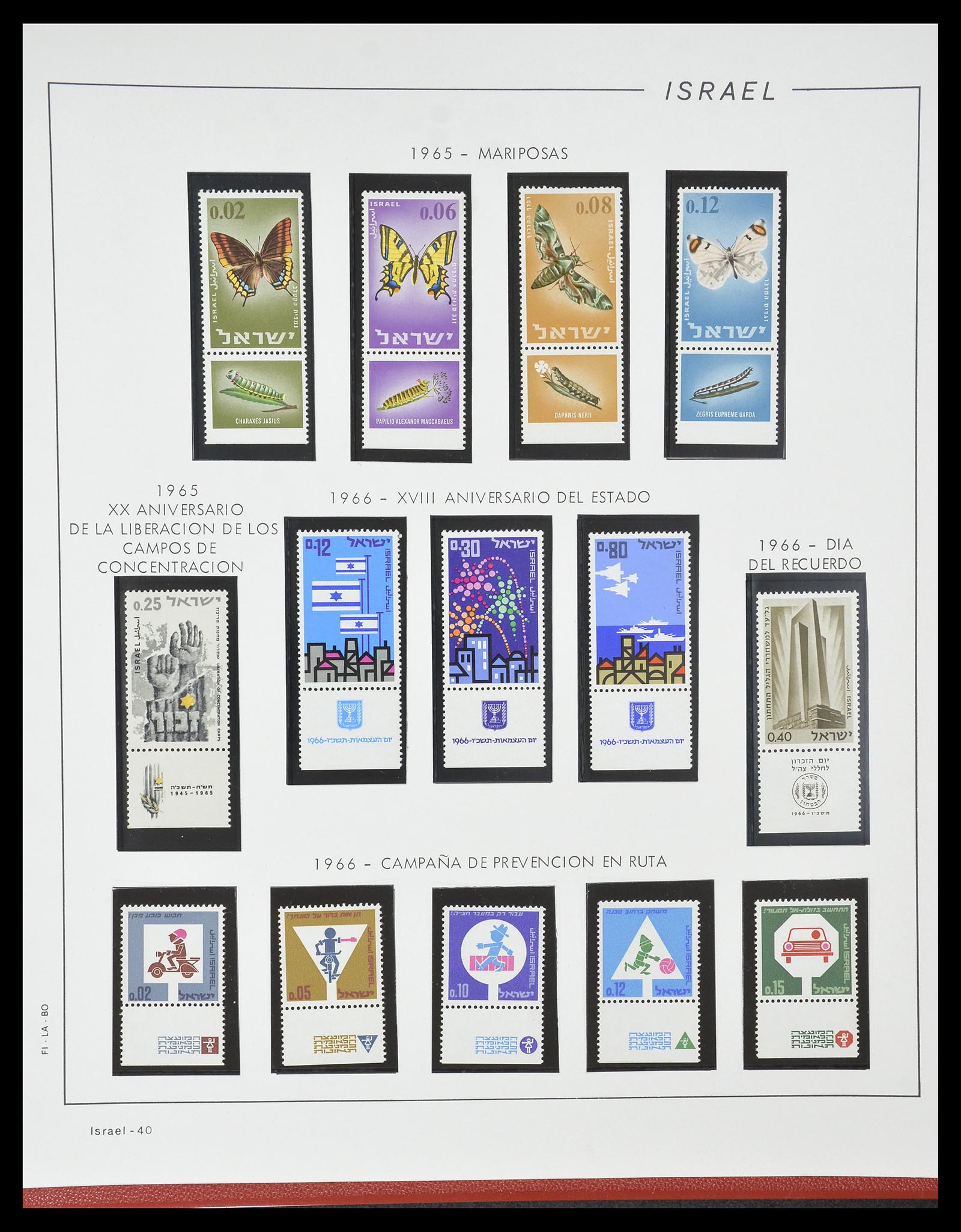 34779 042 - Postzegelverzameling 34779 Israël 1948-2010.