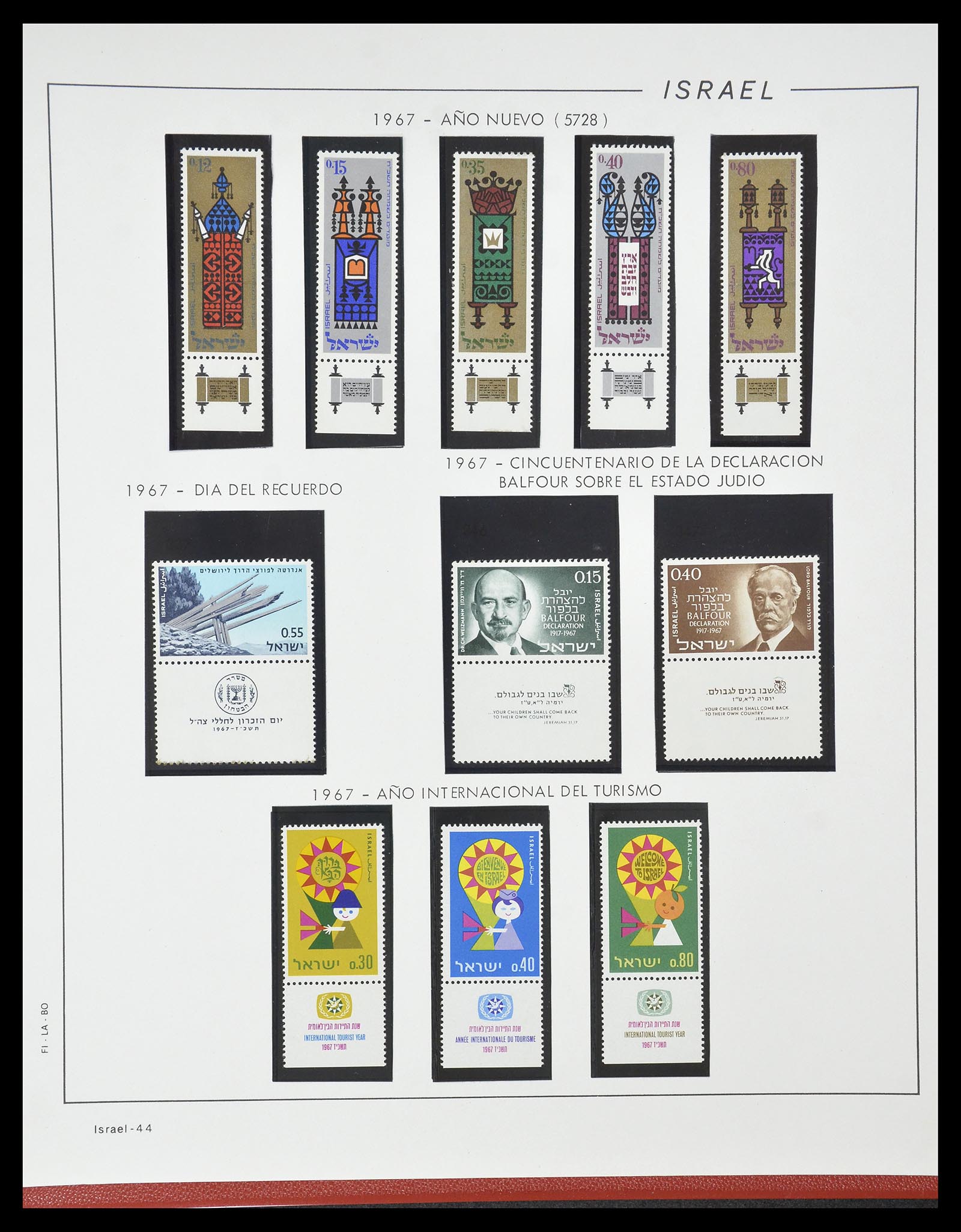 34779 046 - Postzegelverzameling 34779 Israël 1948-2010.