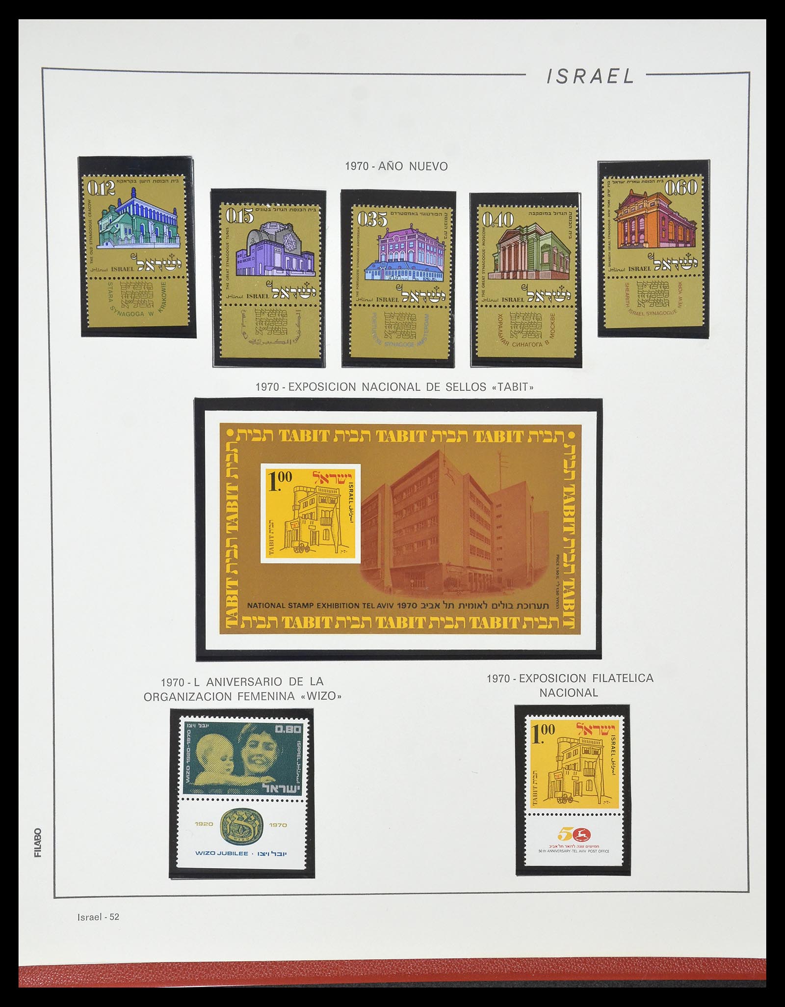 34779 054 - Postzegelverzameling 34779 Israël 1948-2010.