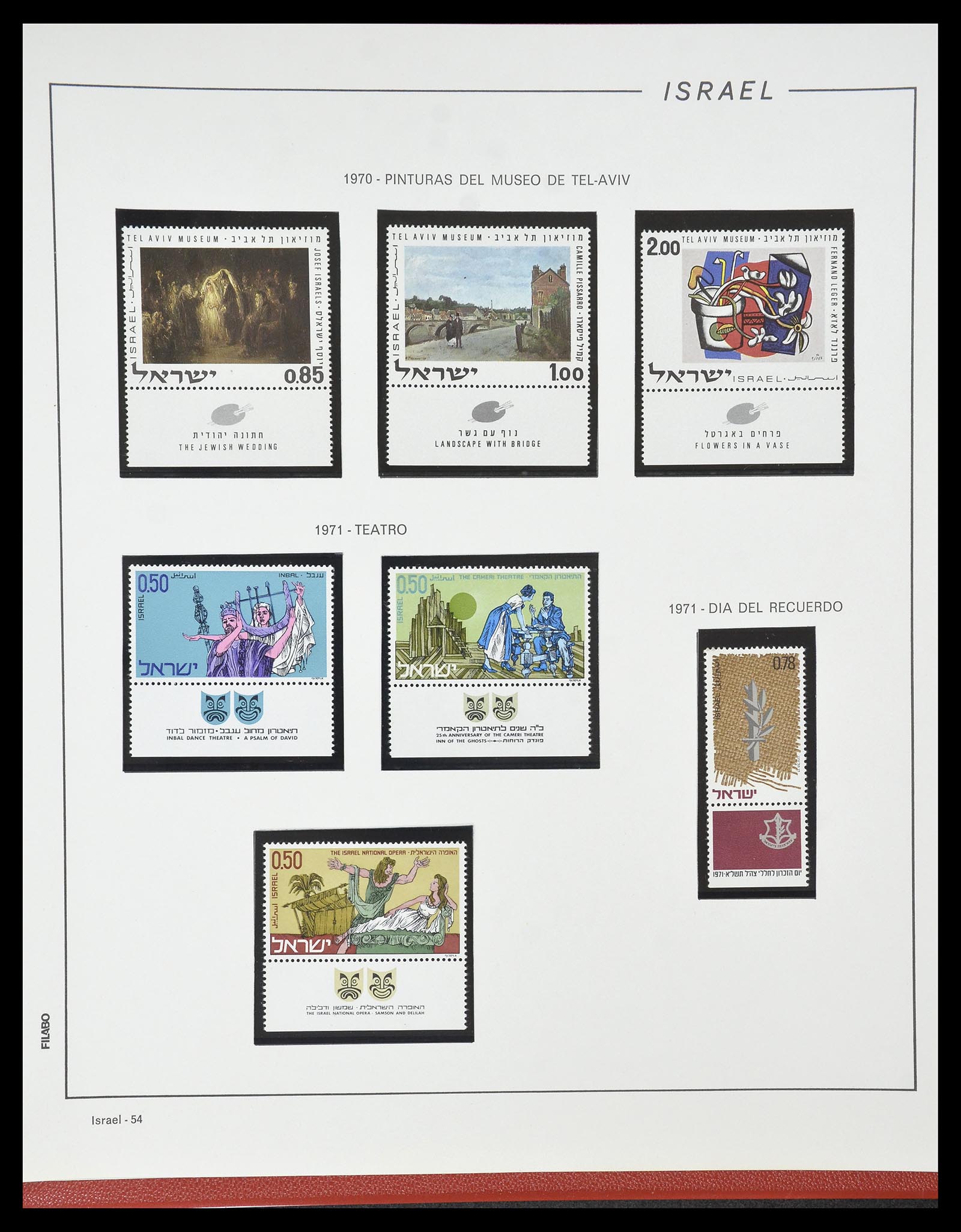 34779 056 - Postzegelverzameling 34779 Israël 1948-2010.