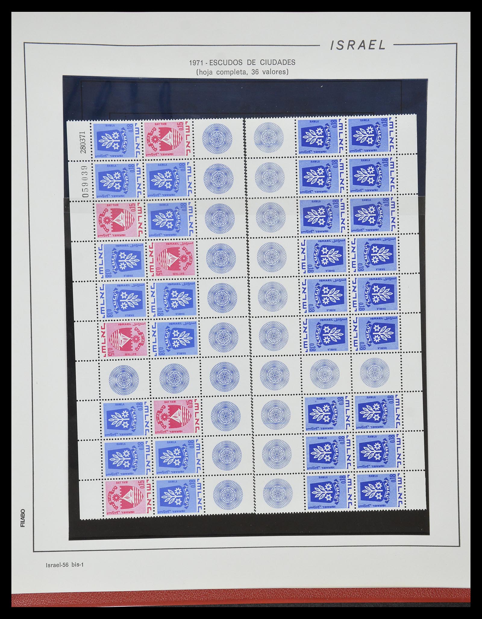 34779 059 - Postzegelverzameling 34779 Israël 1948-2010.