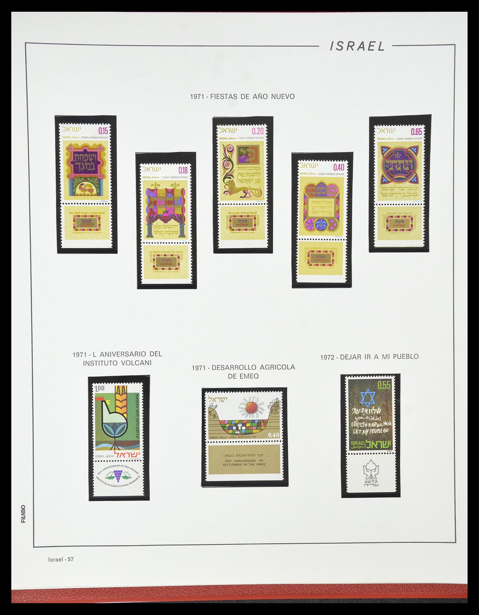 34779 060 - Stamp Collection 34779 Israel 1948-2010.