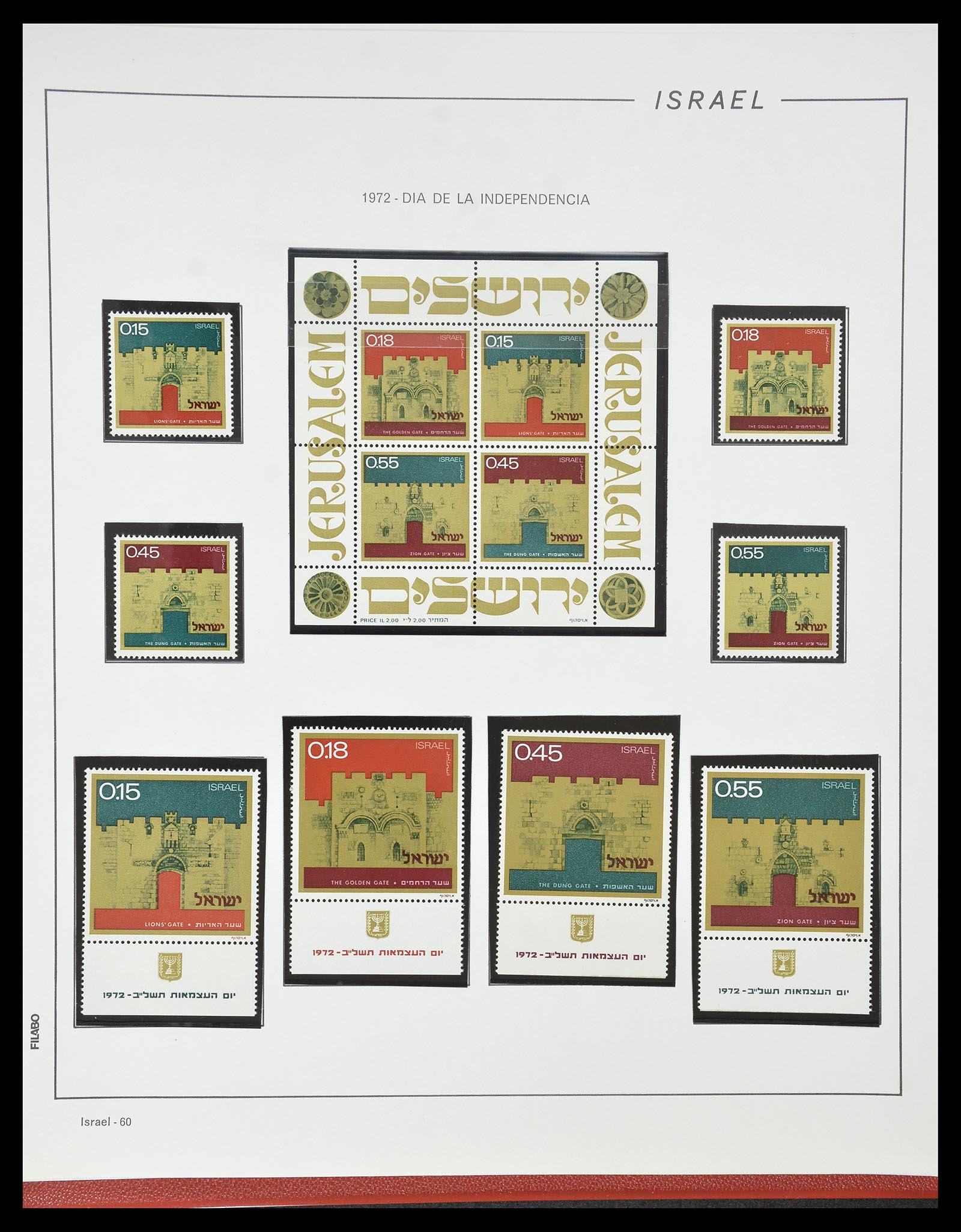 34779 063 - Postzegelverzameling 34779 Israël 1948-2010.