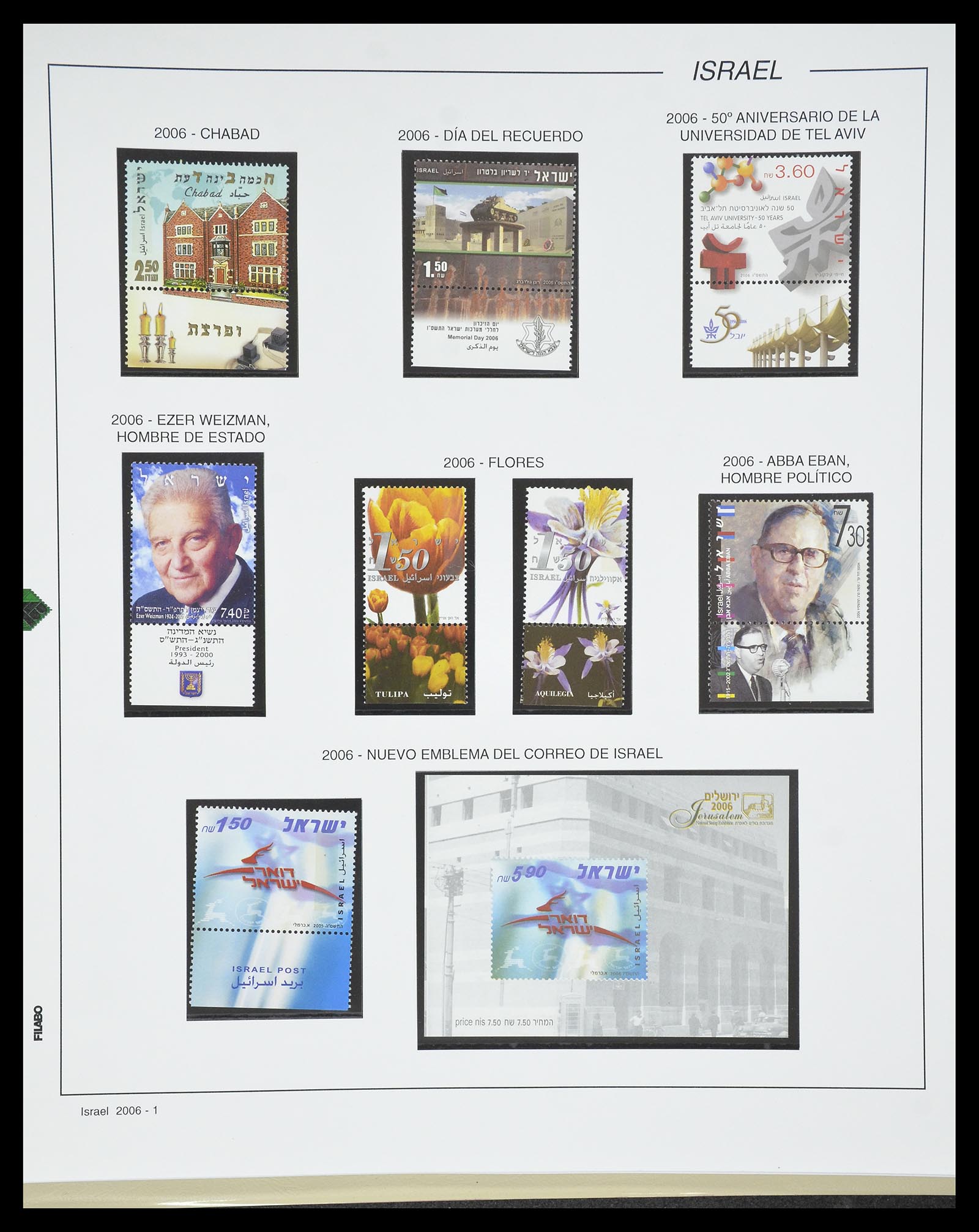 34779 278 - Postzegelverzameling 34779 Israël 1948-2010.