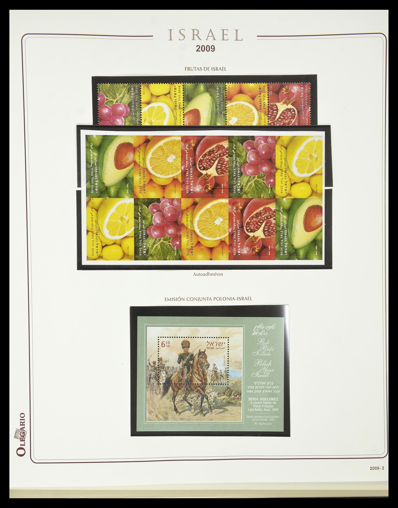 34779 298 - Postzegelverzameling 34779 Israël 1948-2010.