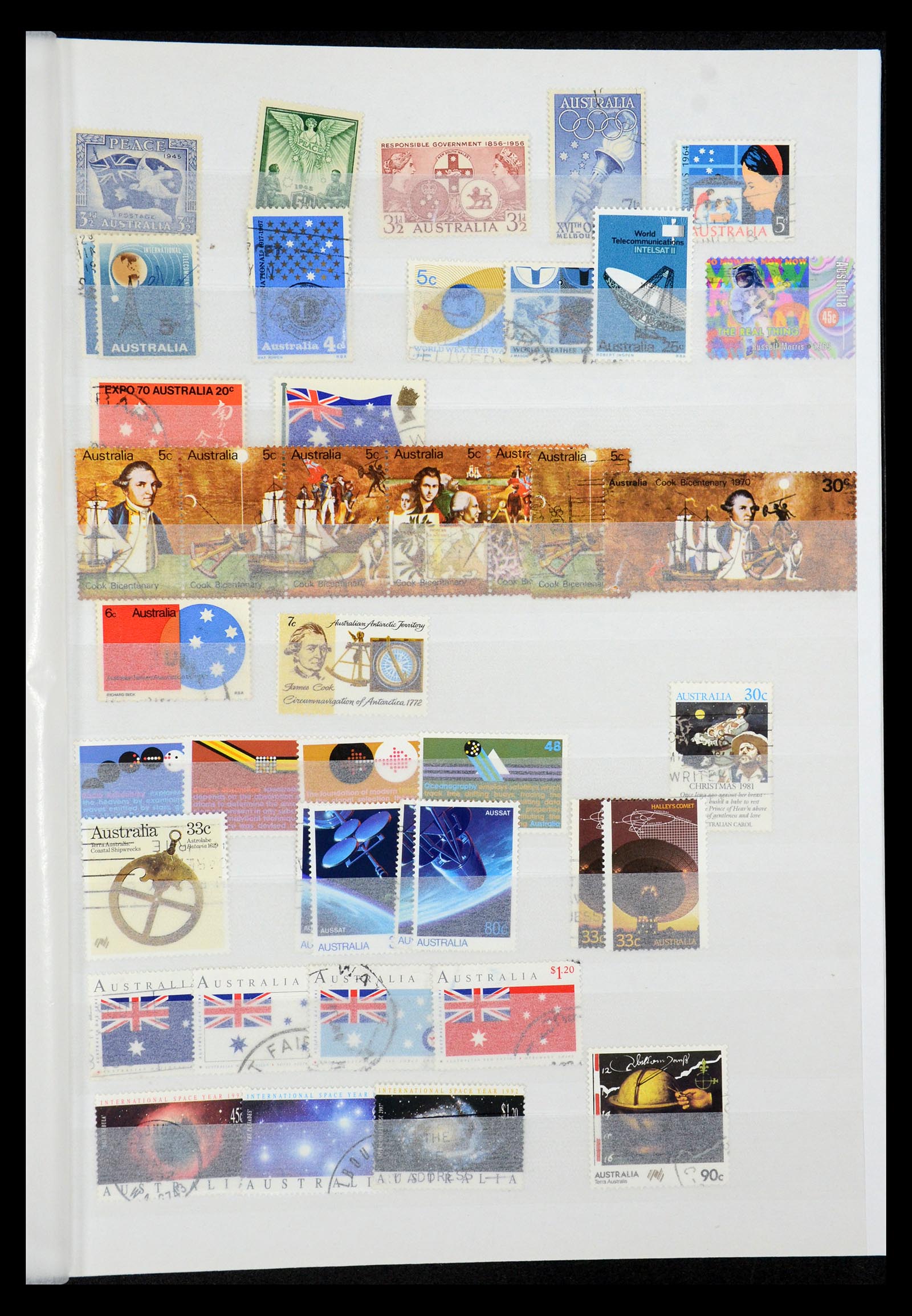 34782 010 - Stamp Collection 34782 Motif space travel, astrology, astronomy 1960-201