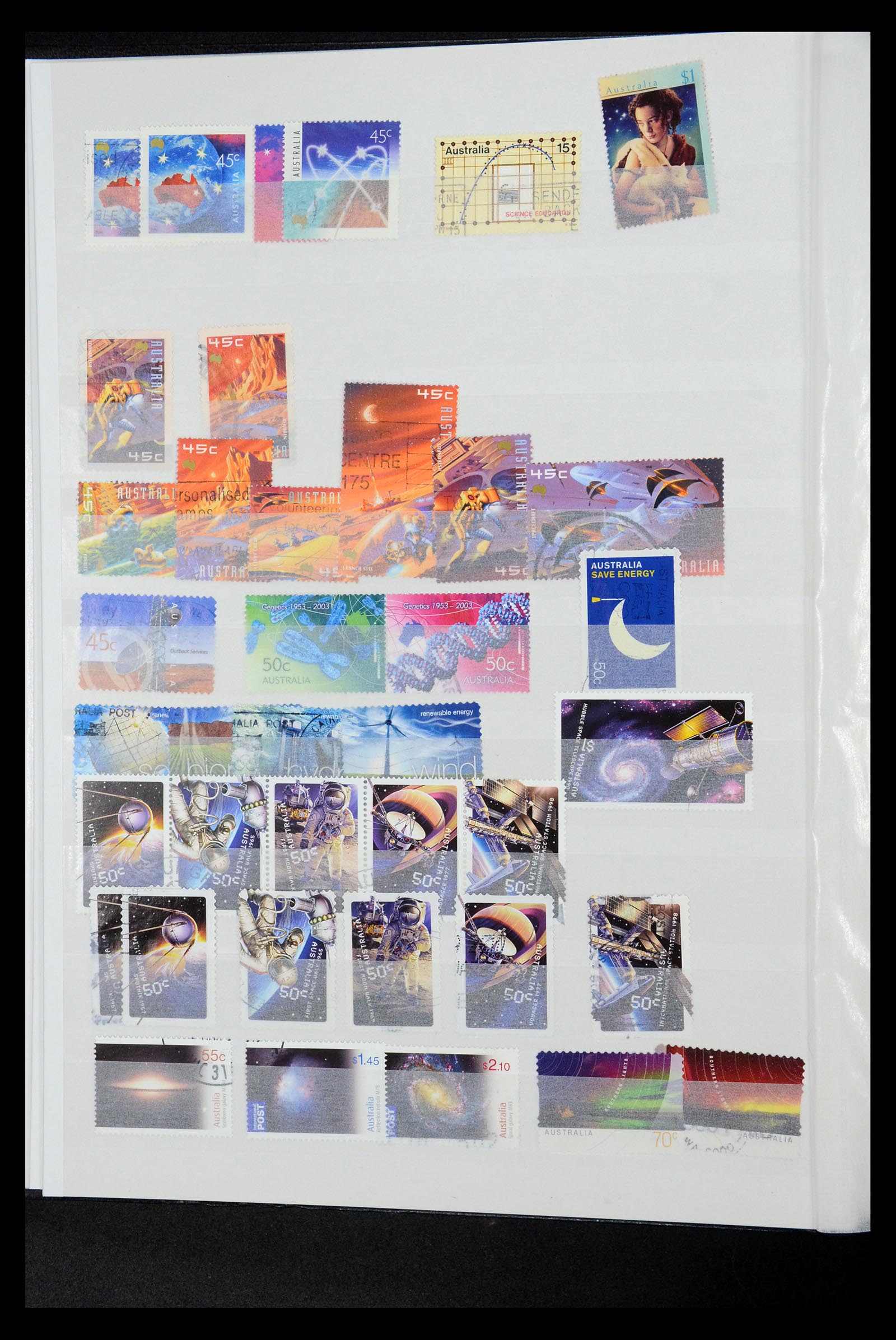34782 012 - Stamp Collection 34782 Motif space travel, astrology, astronomy 1960-201