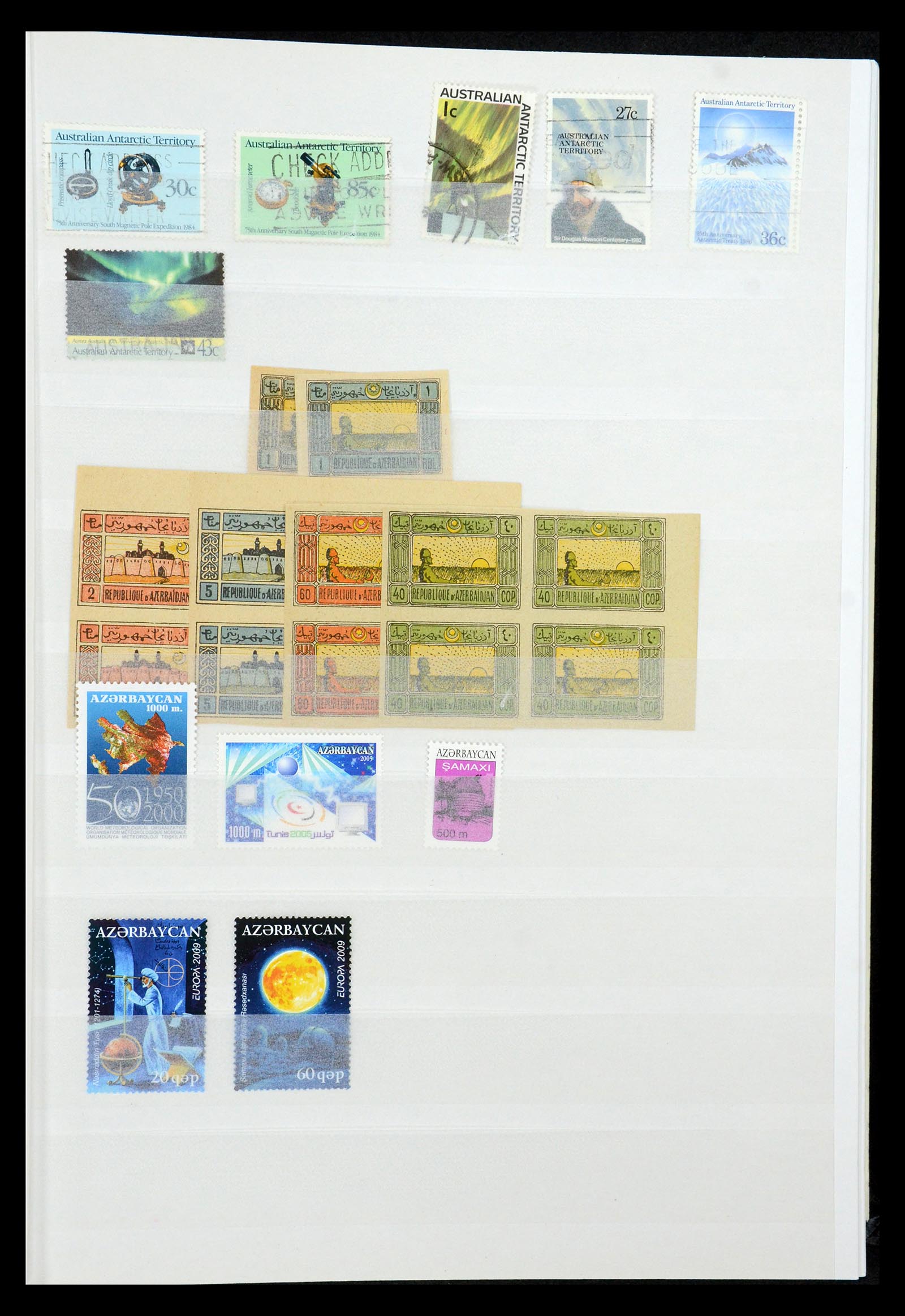 34782 013 - Stamp Collection 34782 Motif space travel, astrology, astronomy 1960-201