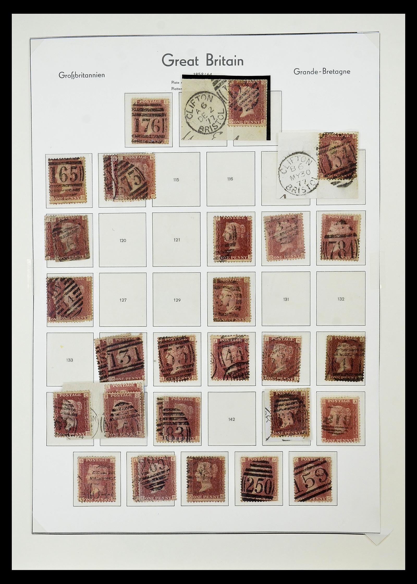 34784 019 - Stamp Collection 34784 Great Britain 1840-1950.