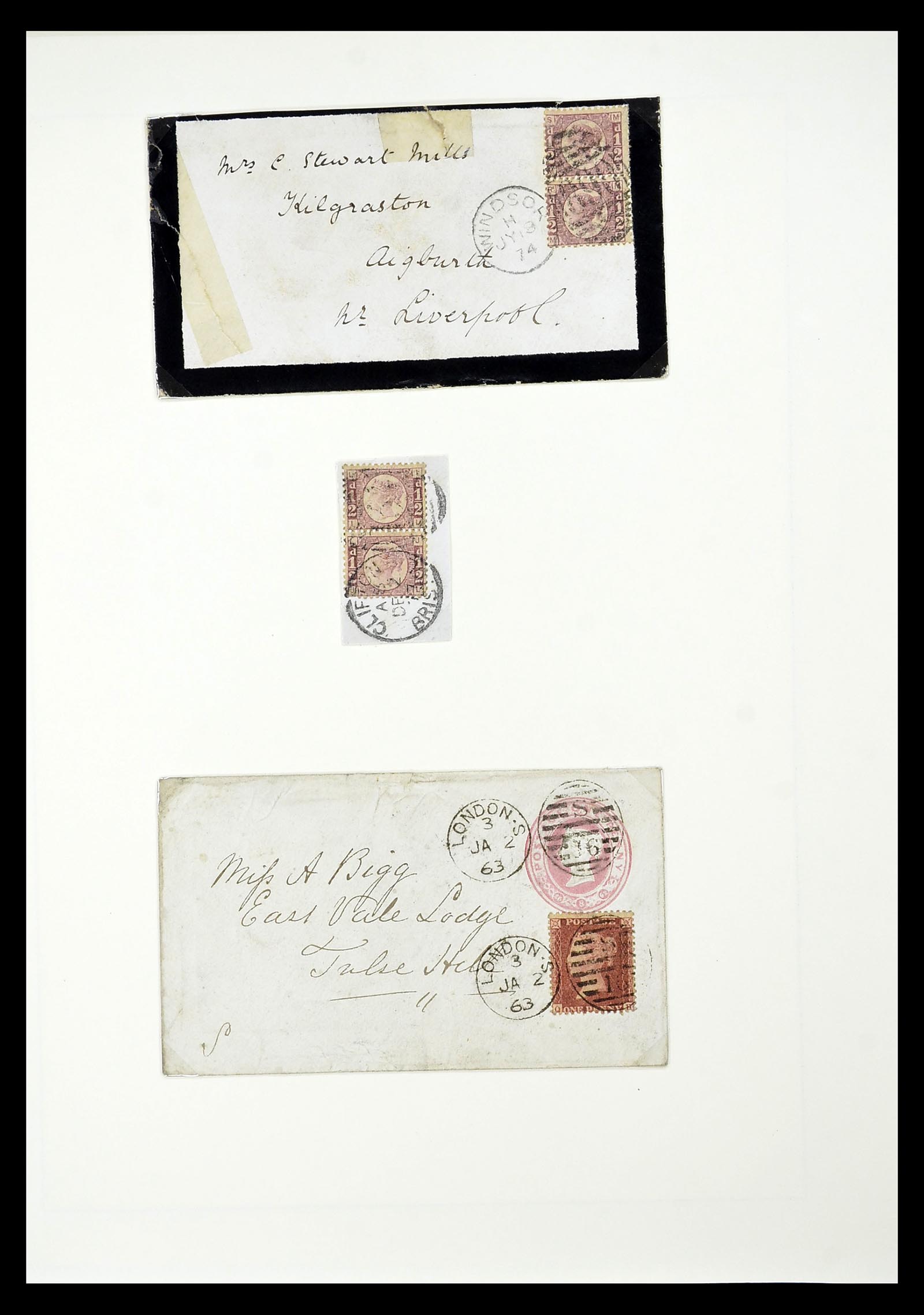 34784 028 - Stamp Collection 34784 Great Britain 1840-1950.