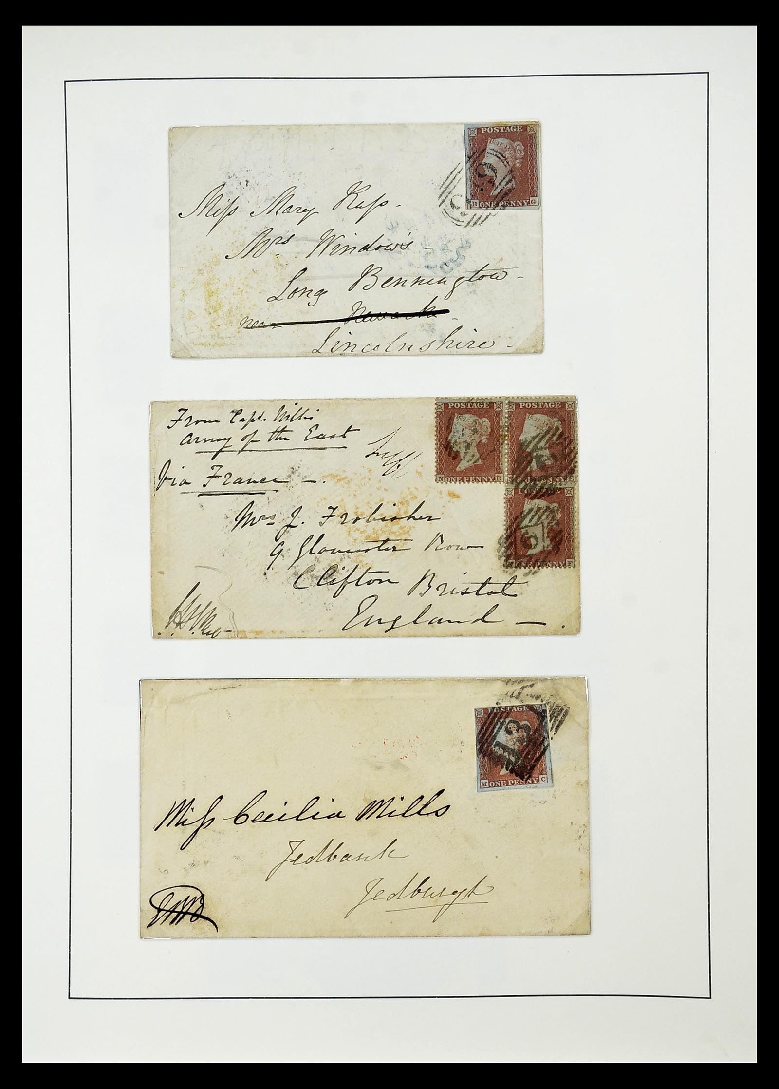 34784 032 - Stamp Collection 34784 Great Britain 1840-1950.