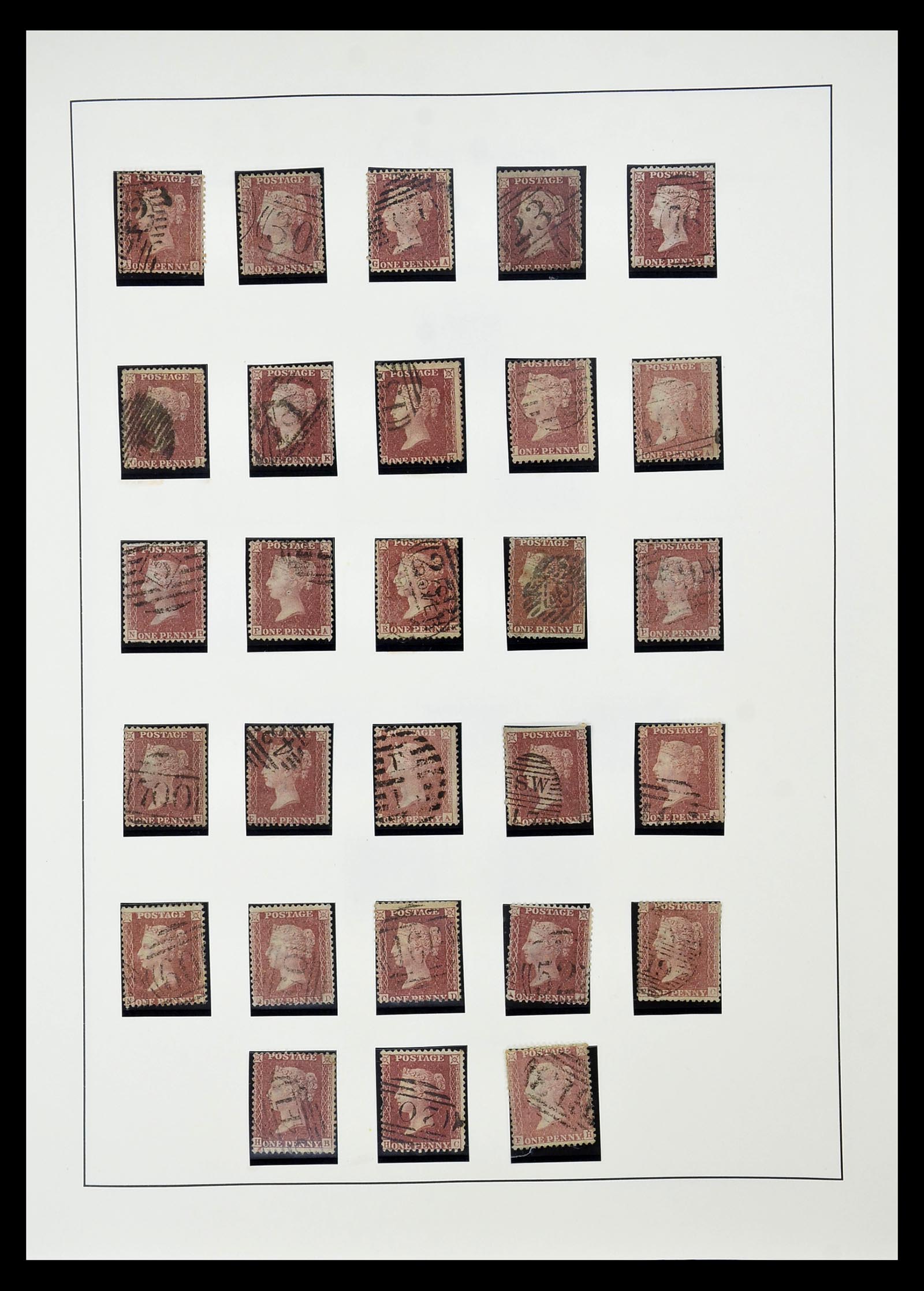 34784 034 - Stamp Collection 34784 Great Britain 1840-1950.
