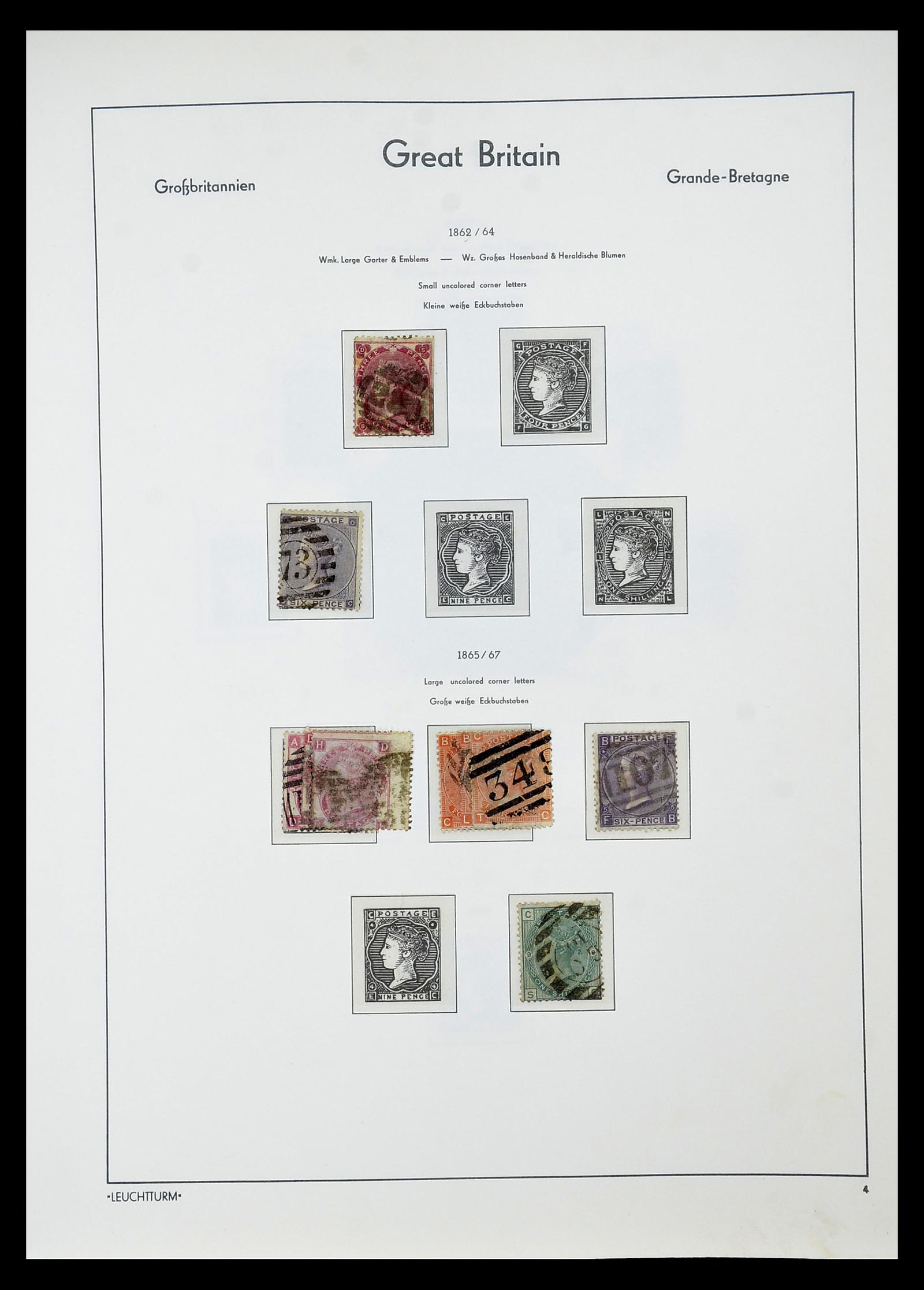 34784 039 - Stamp Collection 34784 Great Britain 1840-1950.