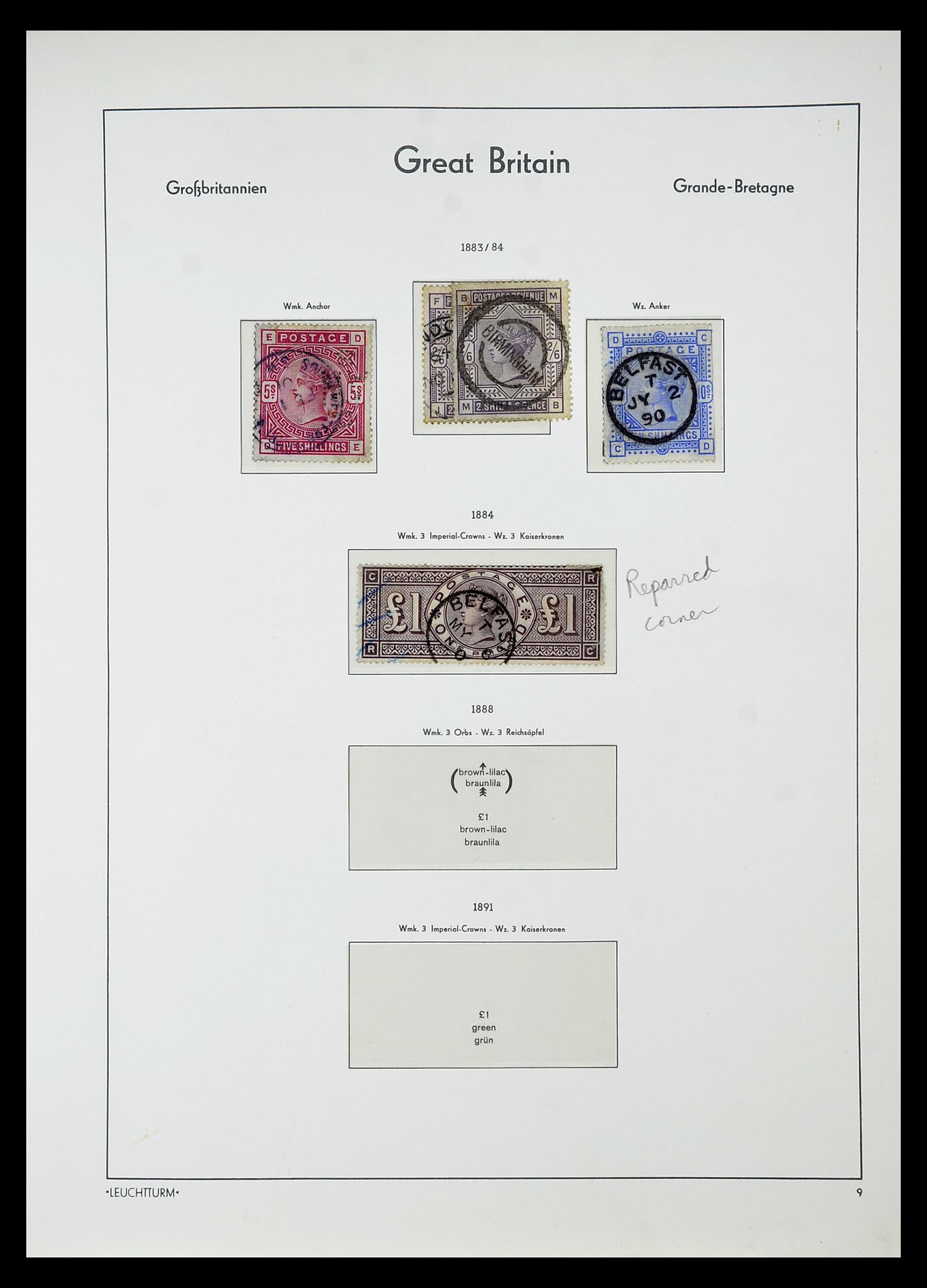 34784 050 - Stamp Collection 34784 Great Britain 1840-1950.