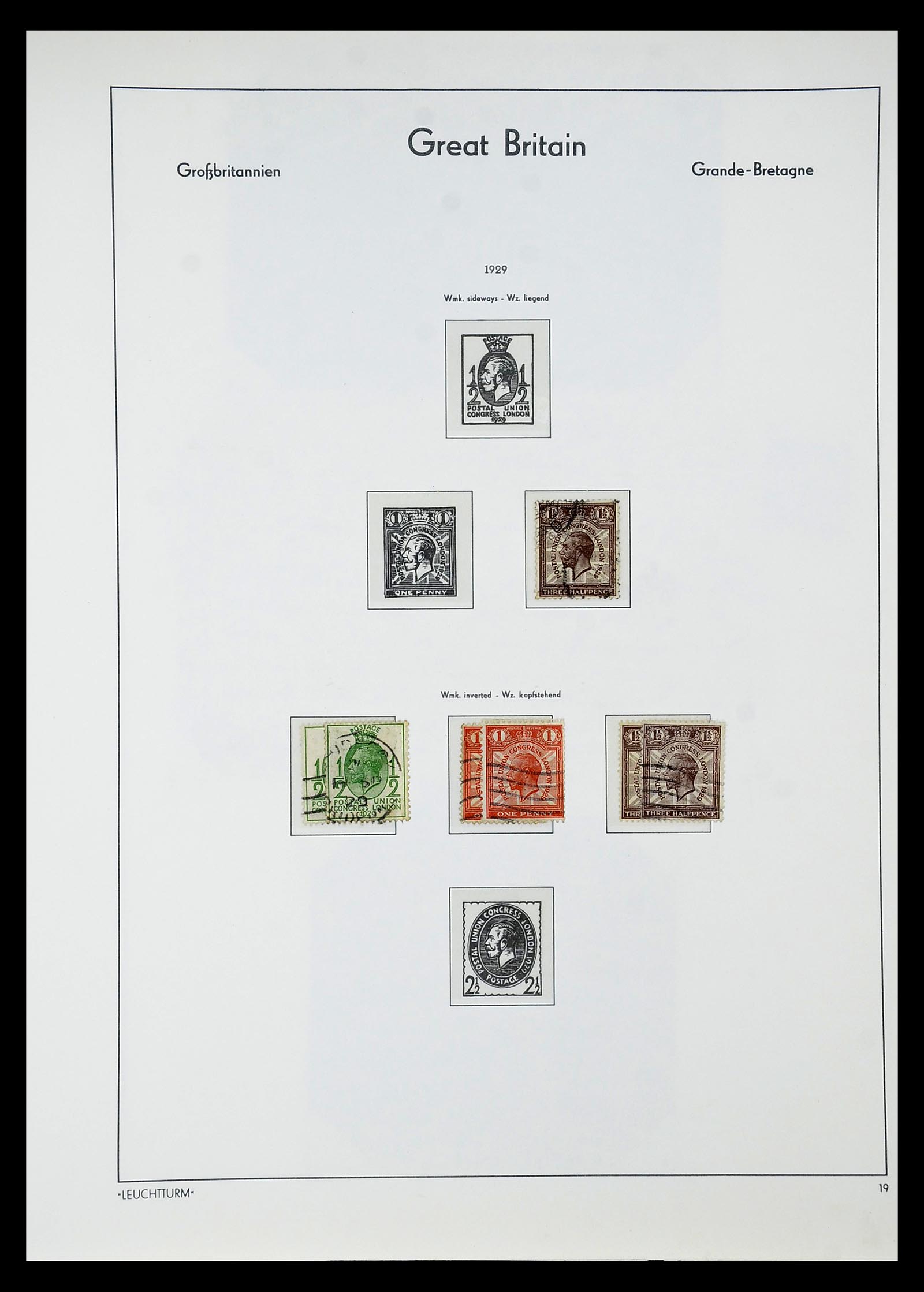 34784 084 - Stamp Collection 34784 Great Britain 1840-1950.