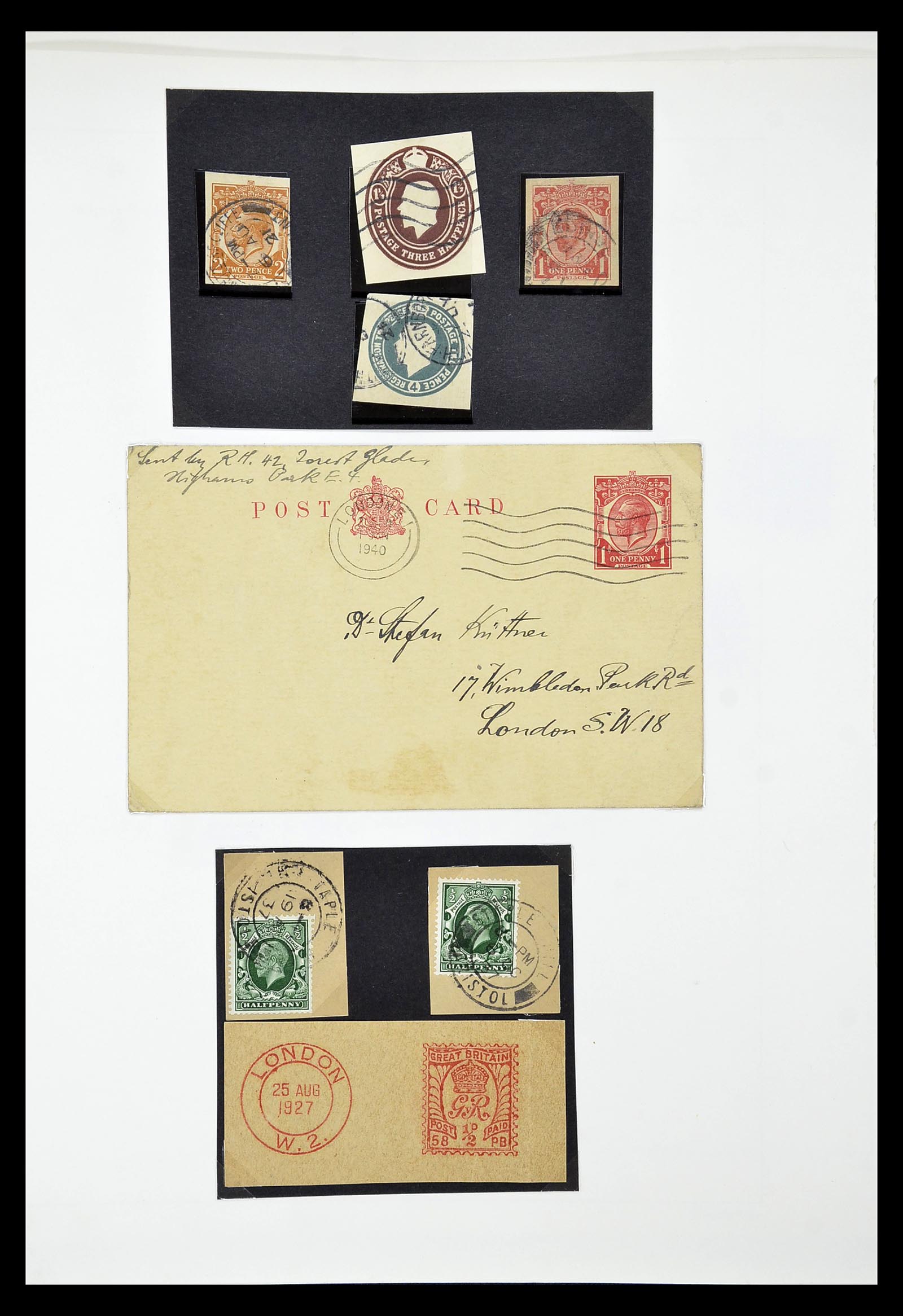 34784 085 - Stamp Collection 34784 Great Britain 1840-1950.