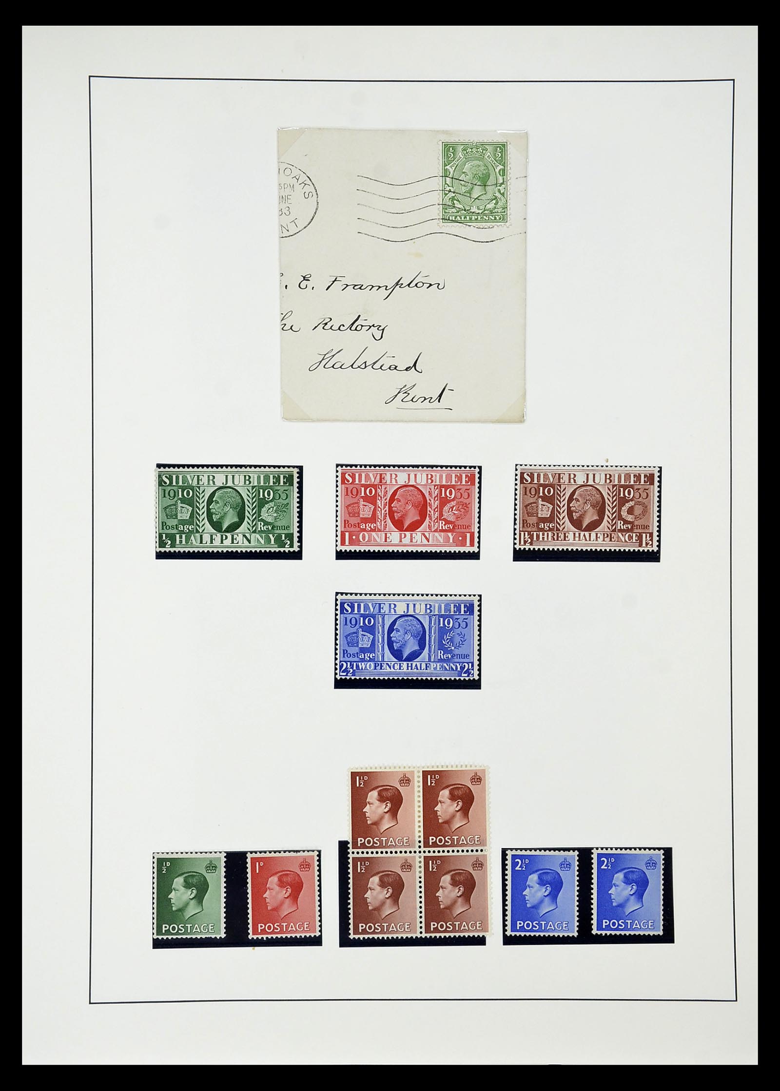 34784 087 - Stamp Collection 34784 Great Britain 1840-1950.