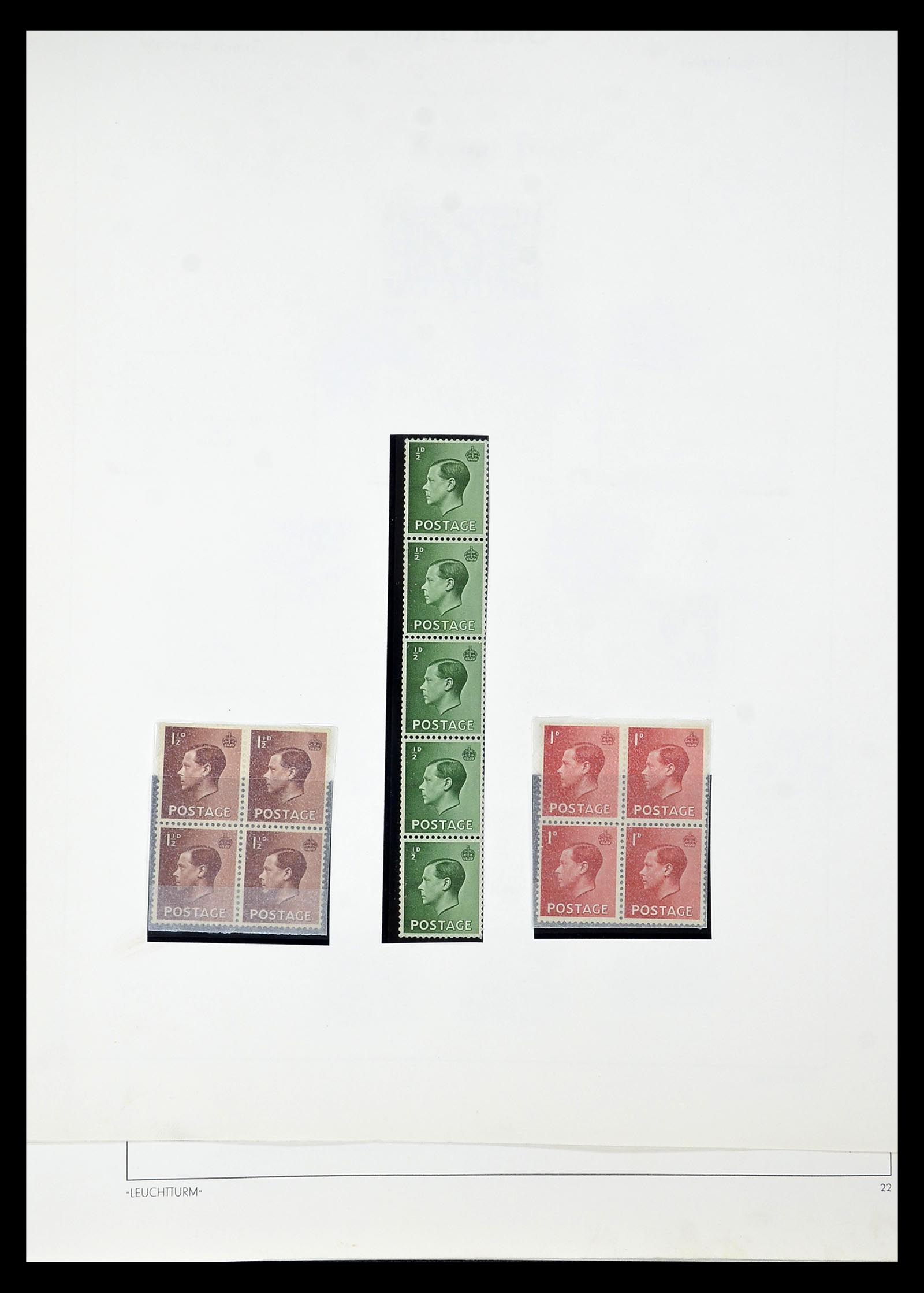 34784 091 - Stamp Collection 34784 Great Britain 1840-1950.