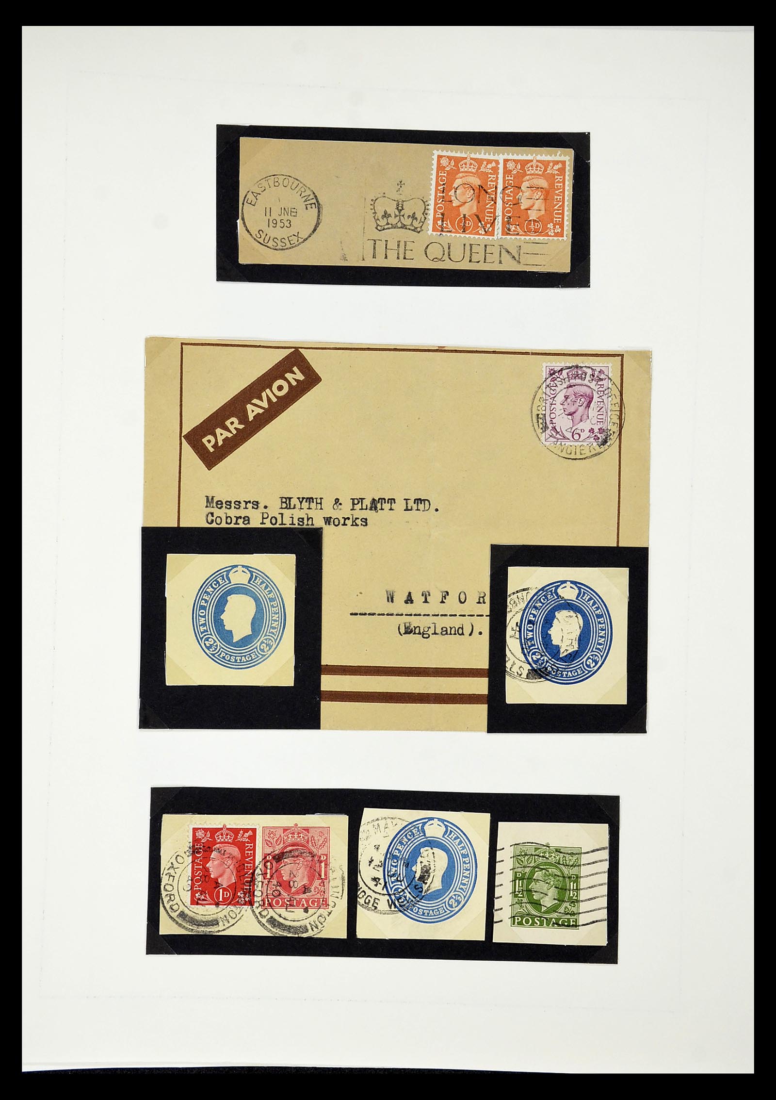 34784 095 - Stamp Collection 34784 Great Britain 1840-1950.