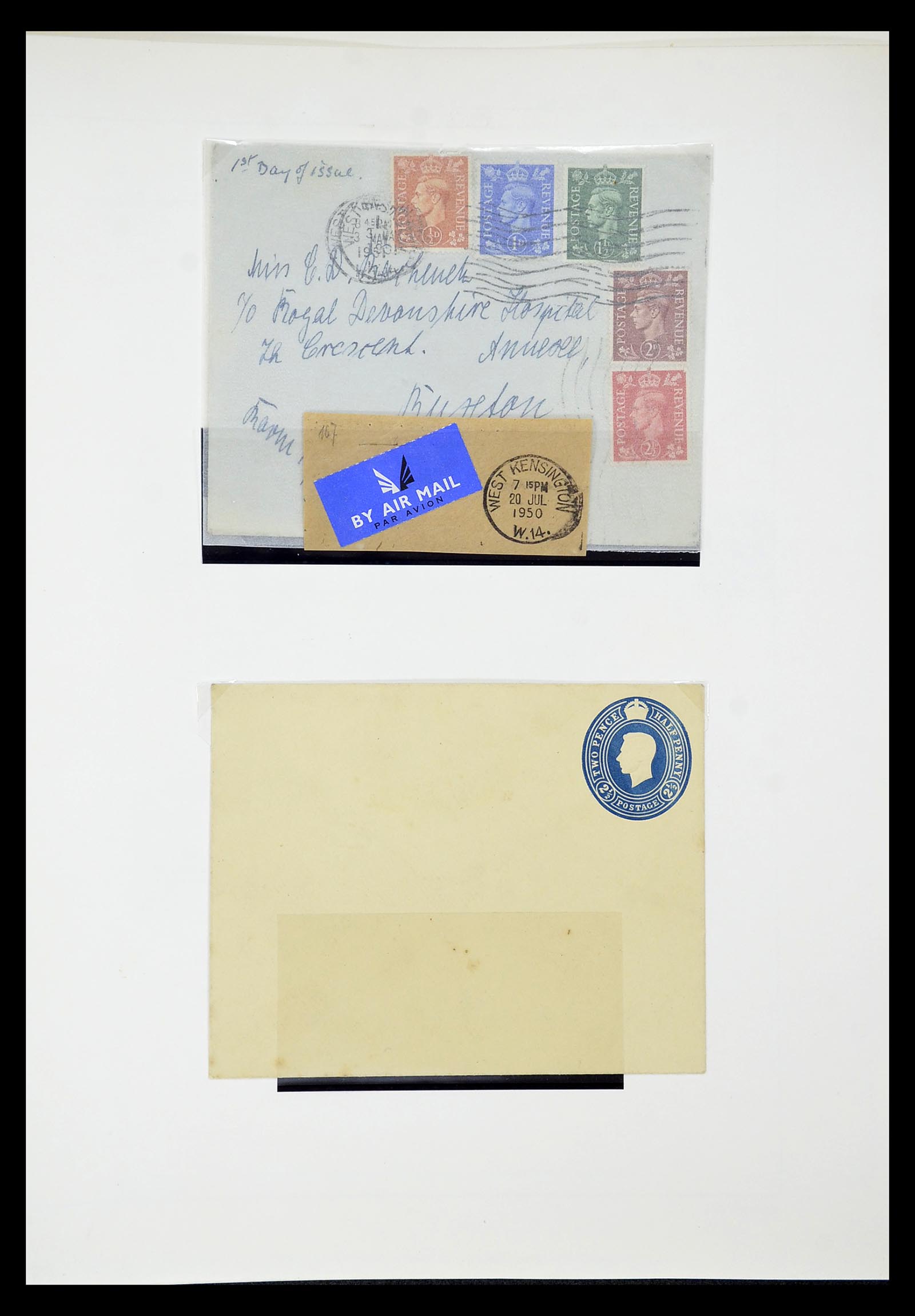 34784 097 - Stamp Collection 34784 Great Britain 1840-1950.